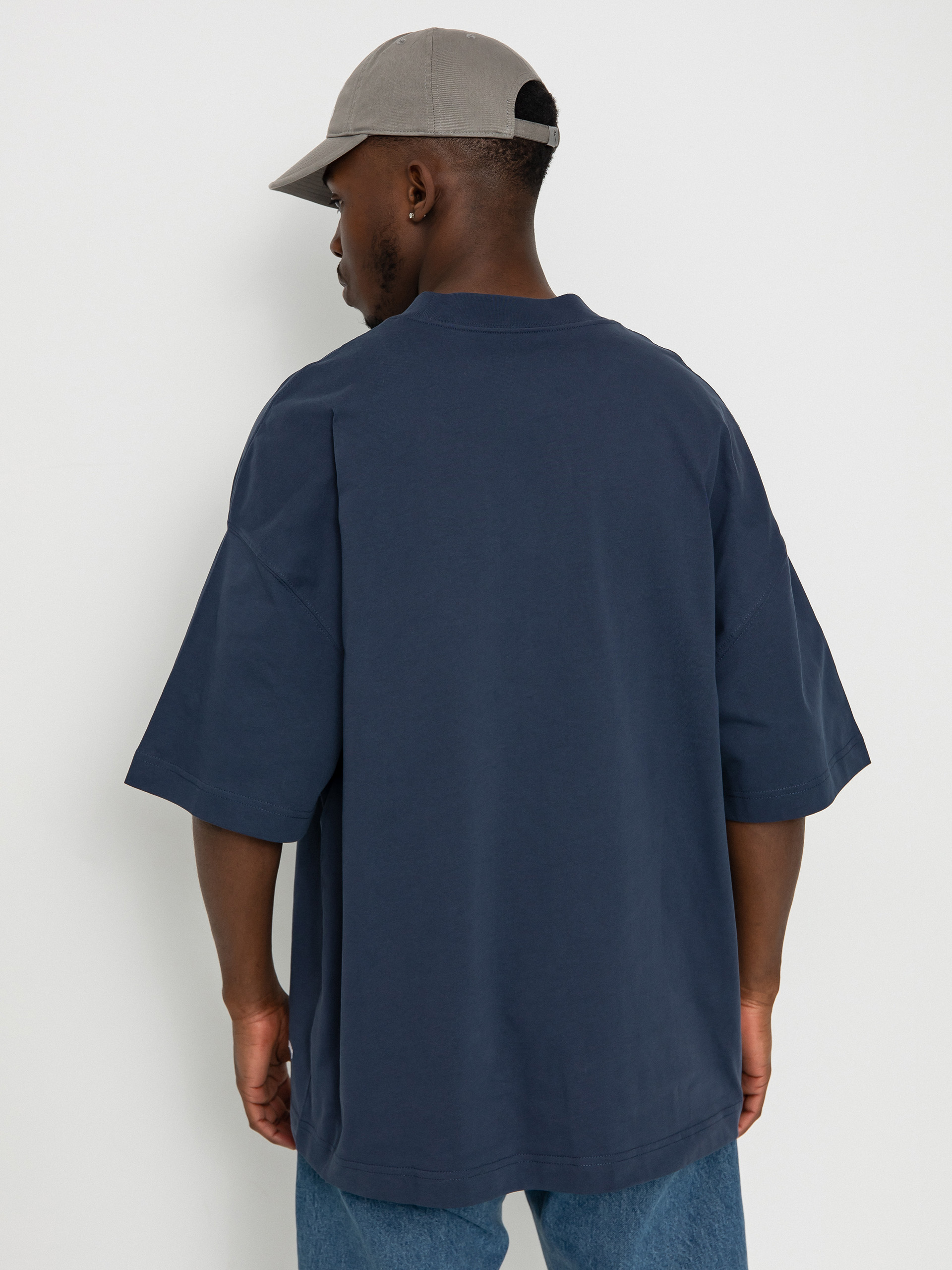 Tričko Carhartt WIP Link Script (blue/white)