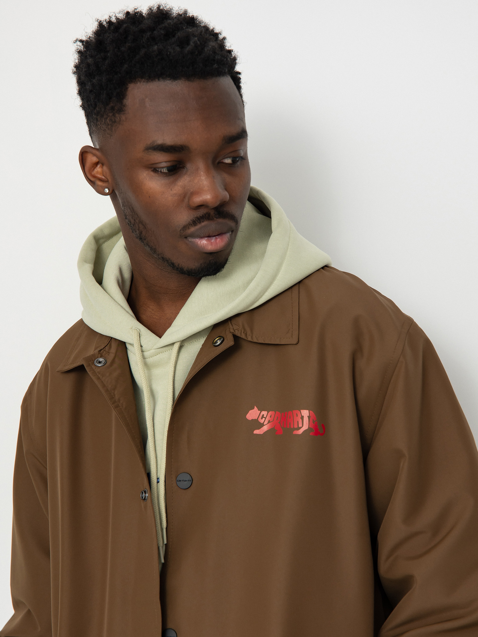 Bunda Carhartt WIP Rocky Coach (lumber/samba/black)