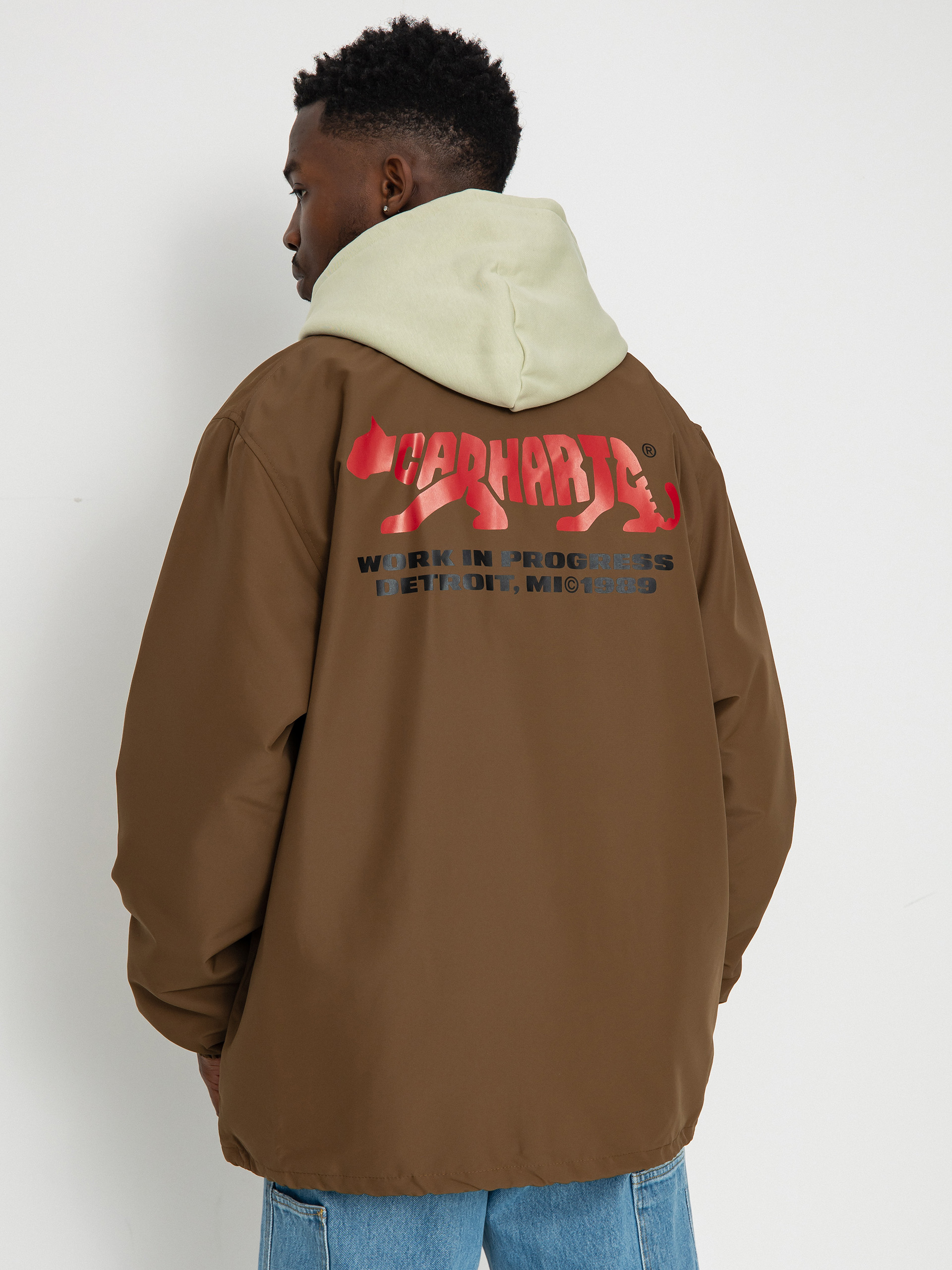 Bunda Carhartt WIP Rocky Coach (lumber/samba/black)