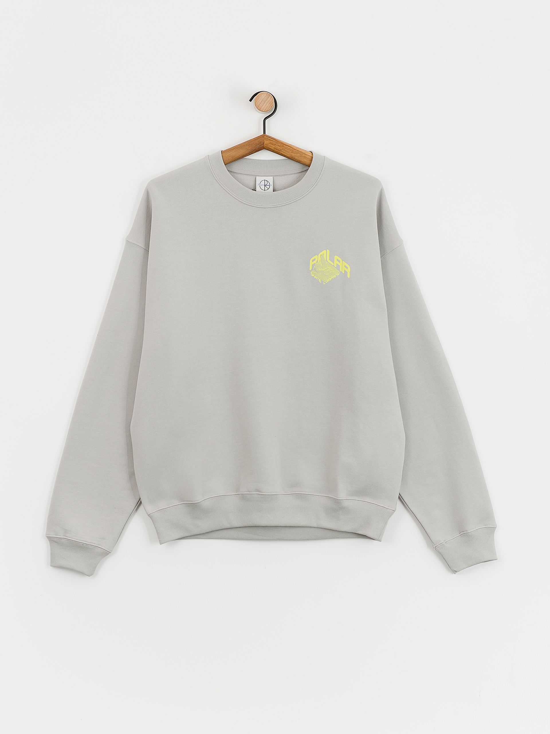 Mikina Polar Skate Dave Crewneck Graph (silver)