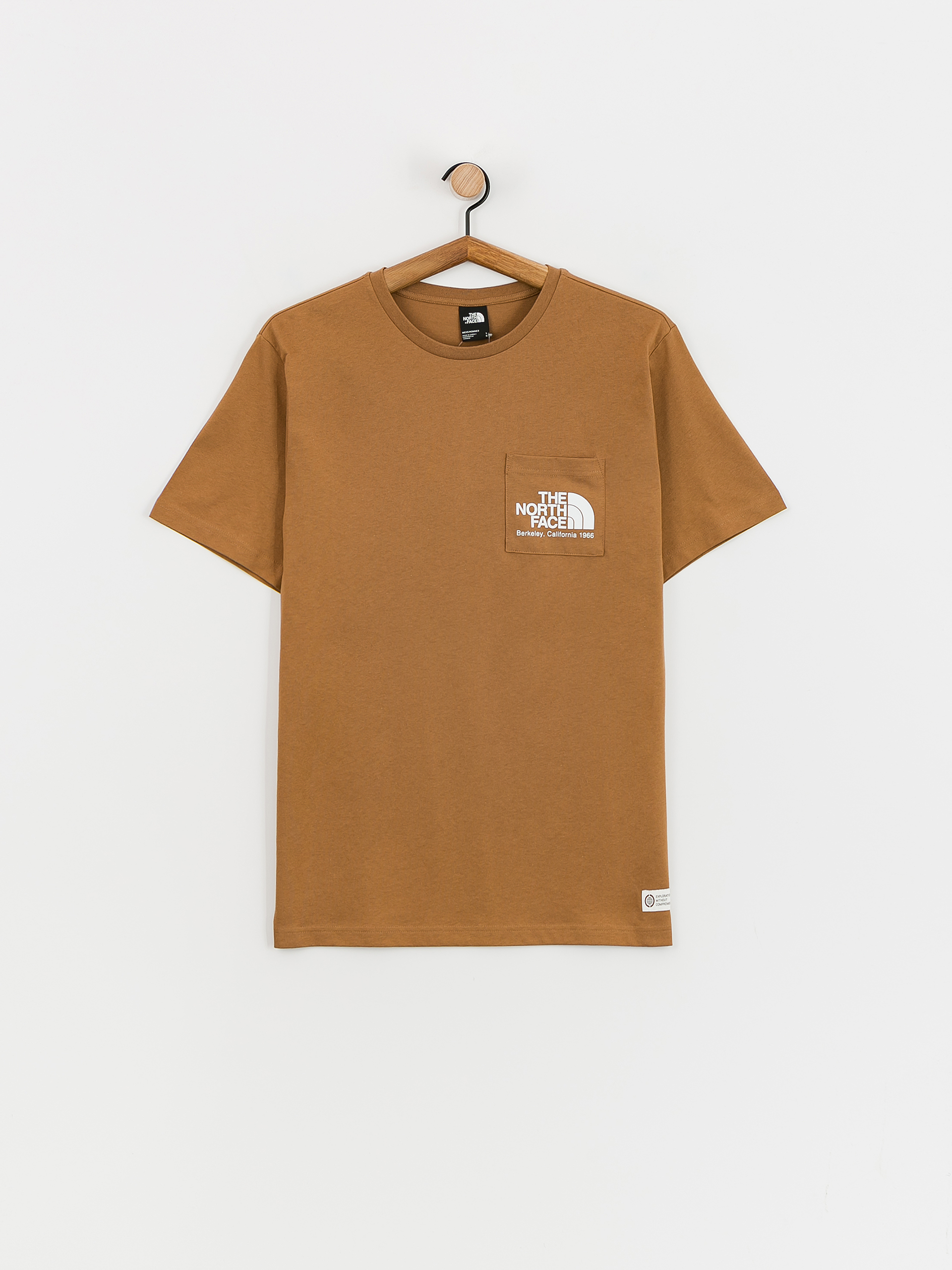 Tričko The North Face Berkeley California Pocket (utility brown)