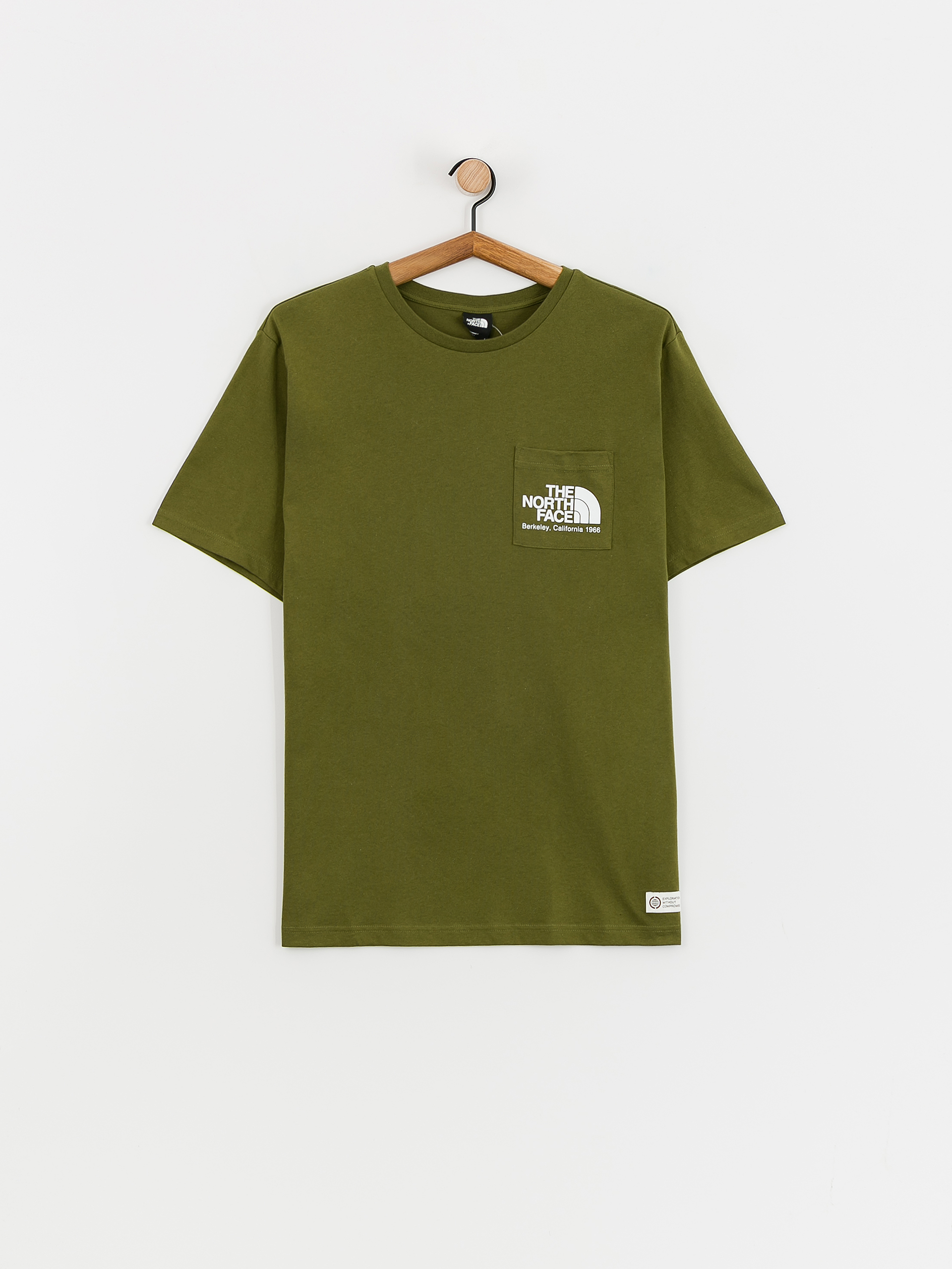 Tričko The North Face Berkeley California Pocket (forest olive)