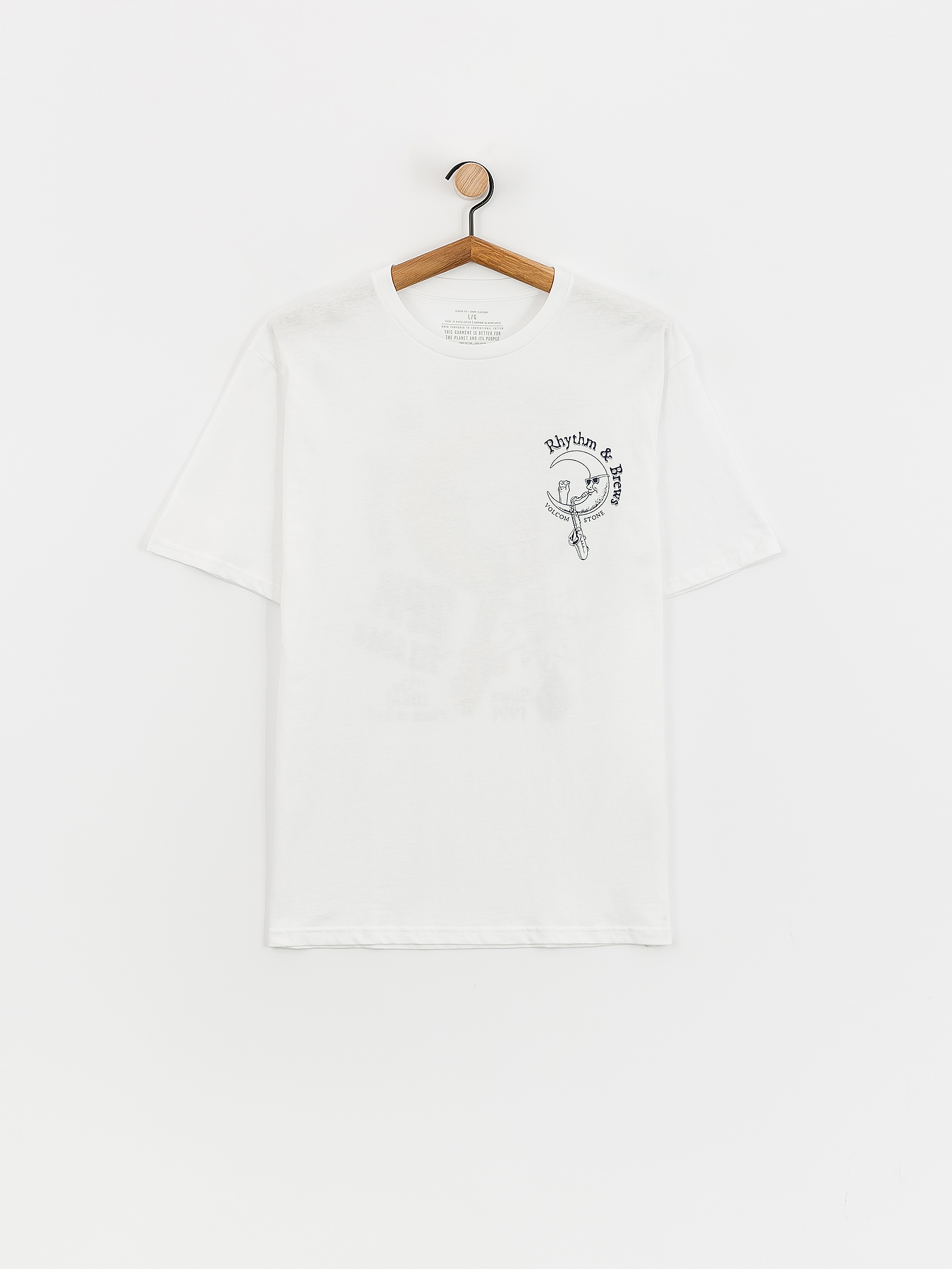 Tričko Volcom Rhythm 1991 Bsc (white)