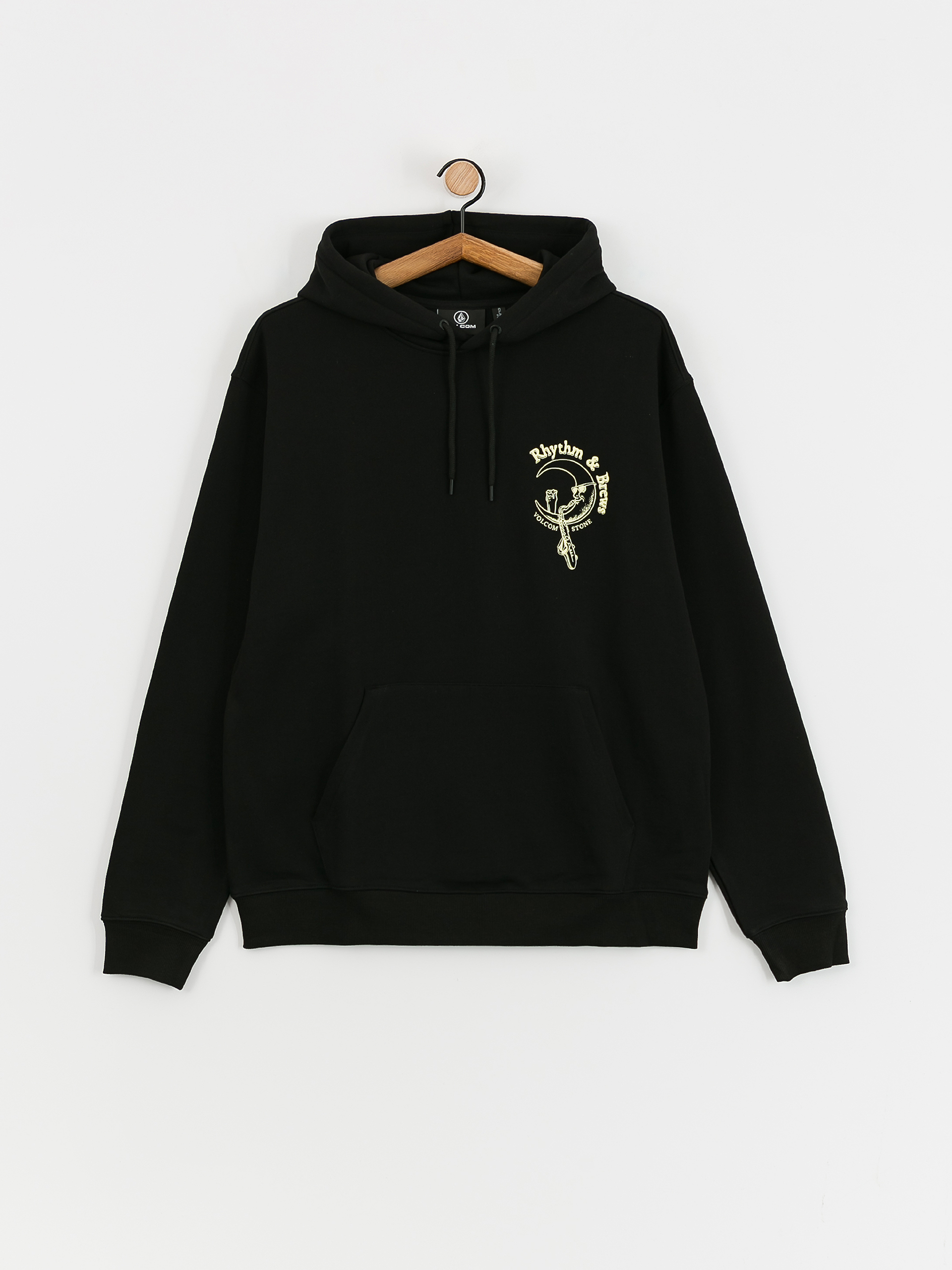 Mikina s kapucí Volcom Terrystoned HD (black)