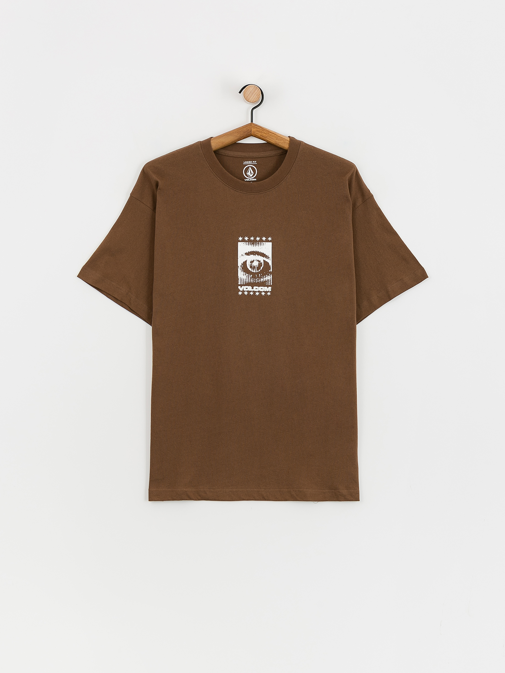 Tričko Volcom Primed Lse (dark earth)
