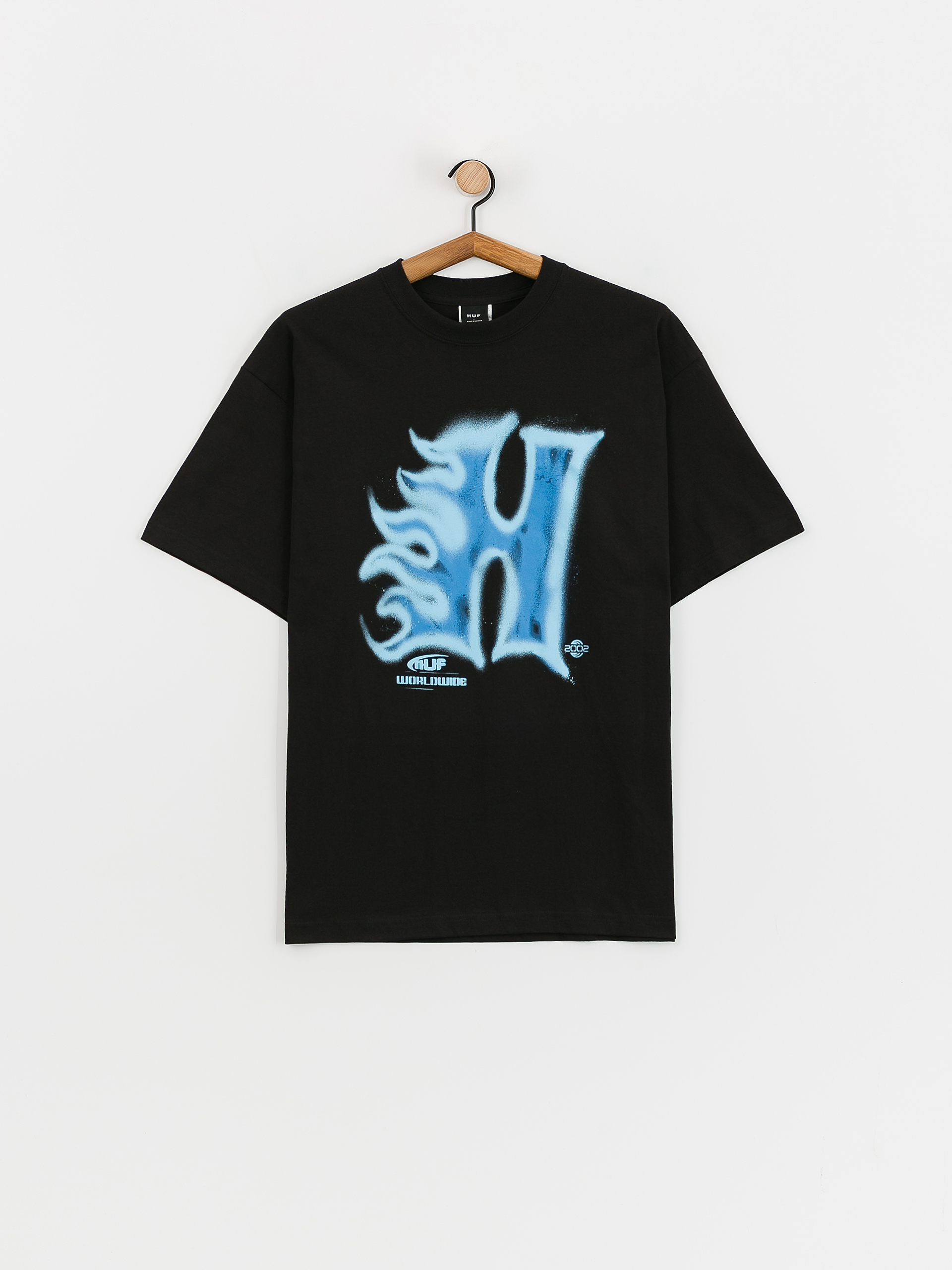 Tričko HUF Heat Wave (black)