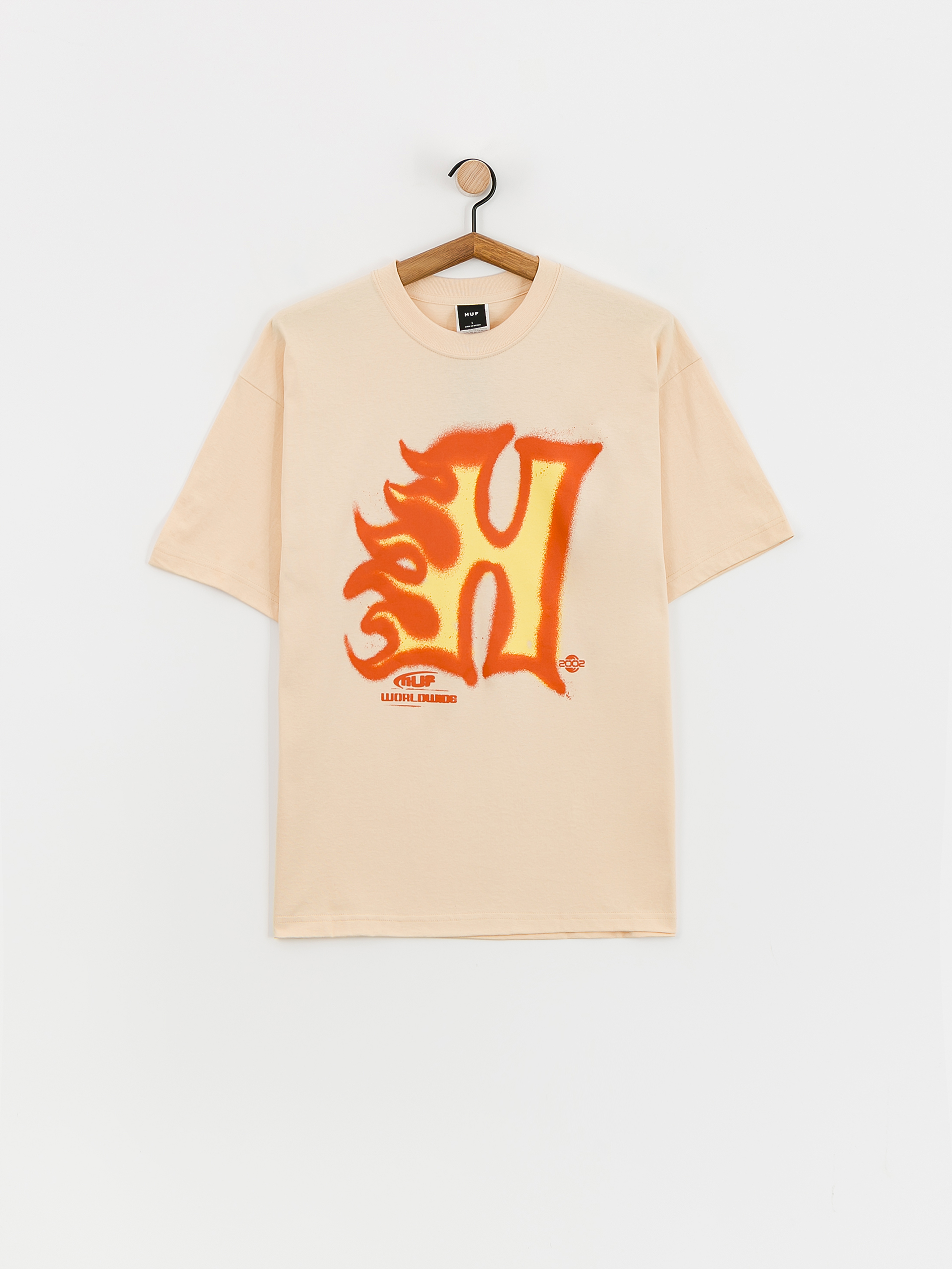 Tričko HUF Heat Wave (wheat)