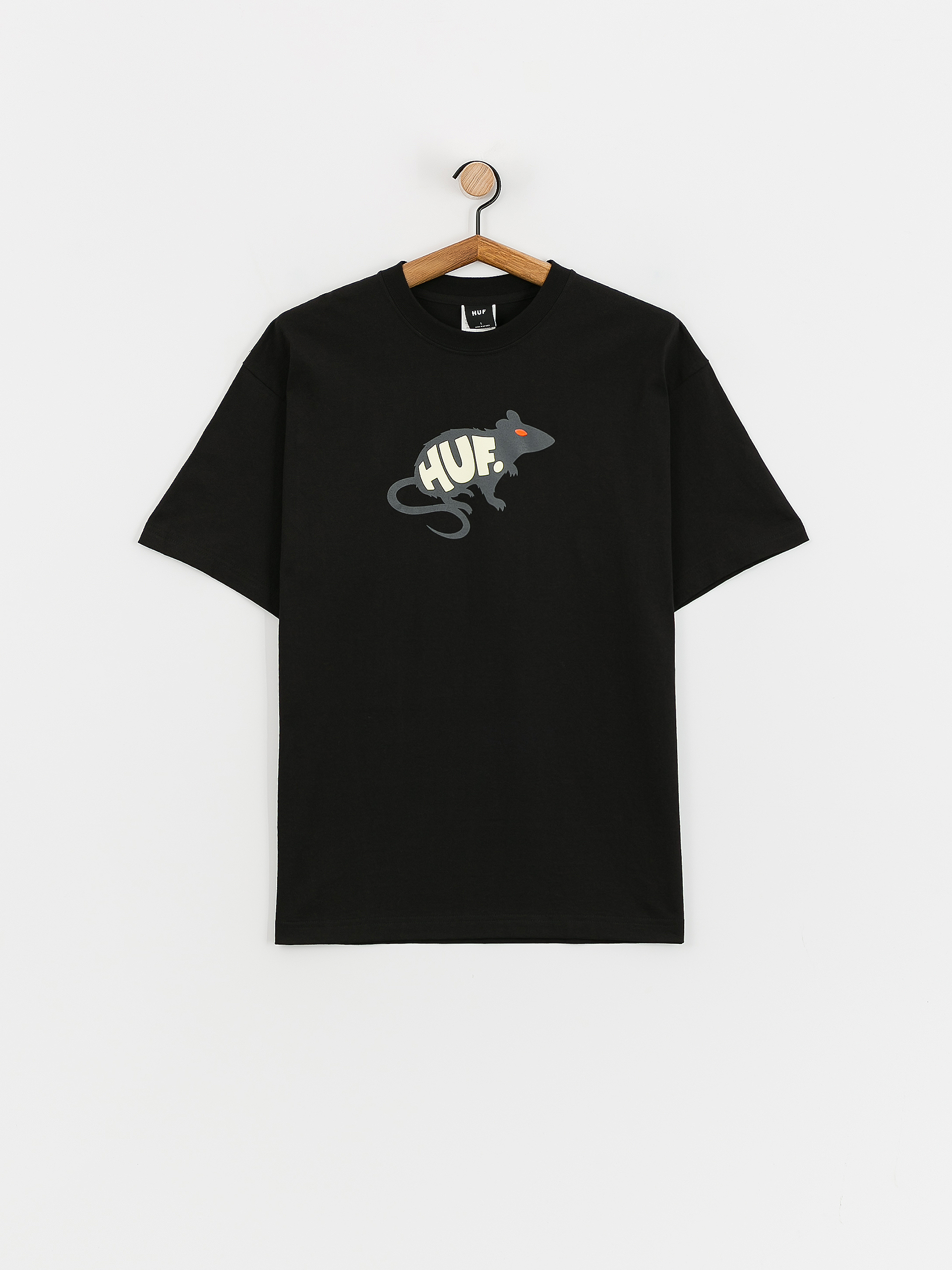 Tričko HUF Mans Best Friend (black)