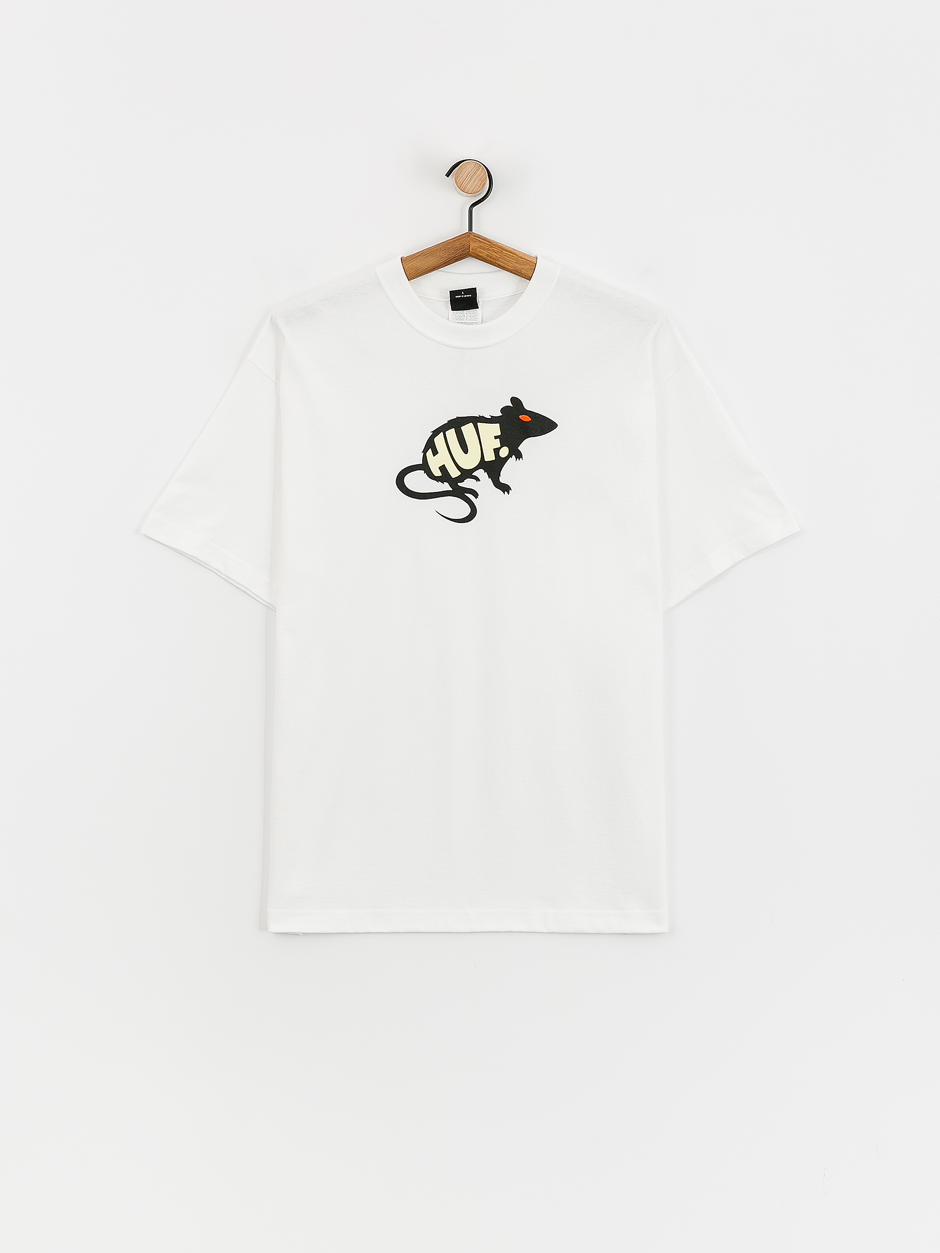 Tričko HUF Mans Best Friend (white)