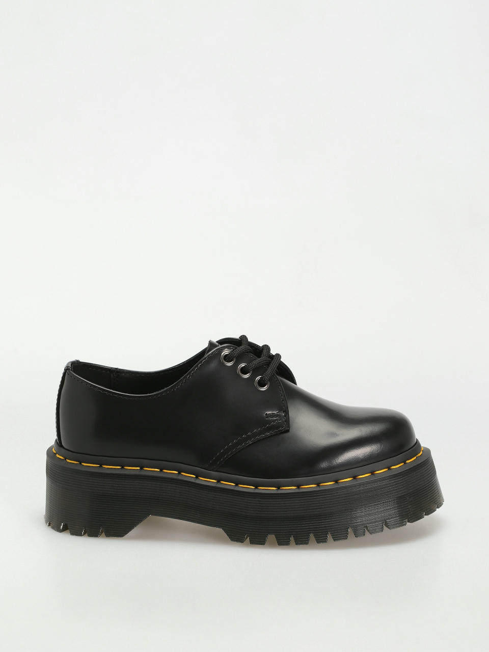 Boty Dr. Martens 1461 Quad Wmn (polished smooth black)