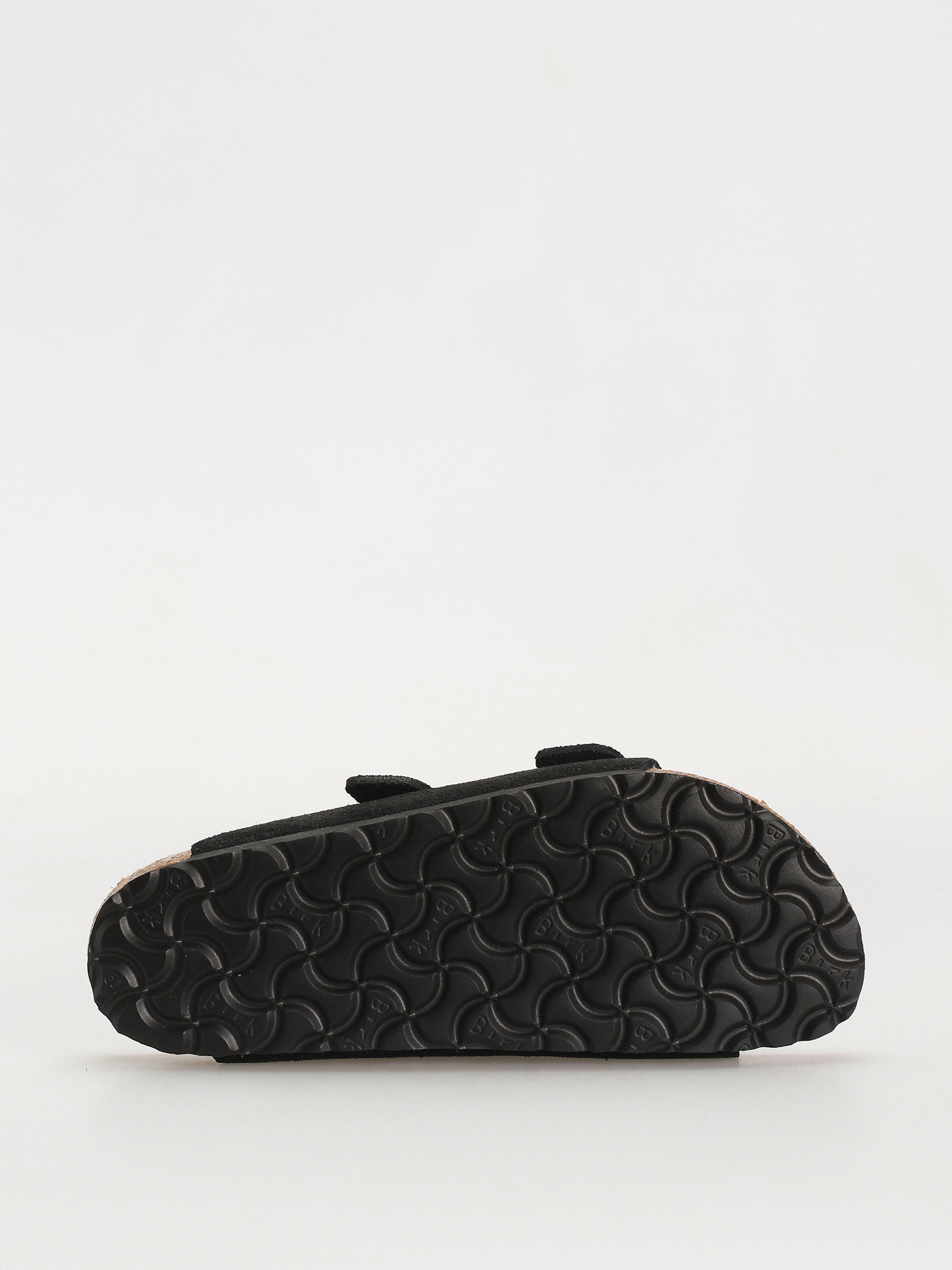 Plážovky Birkenstock Arizona Suede Leather Narrow Wmn (black)