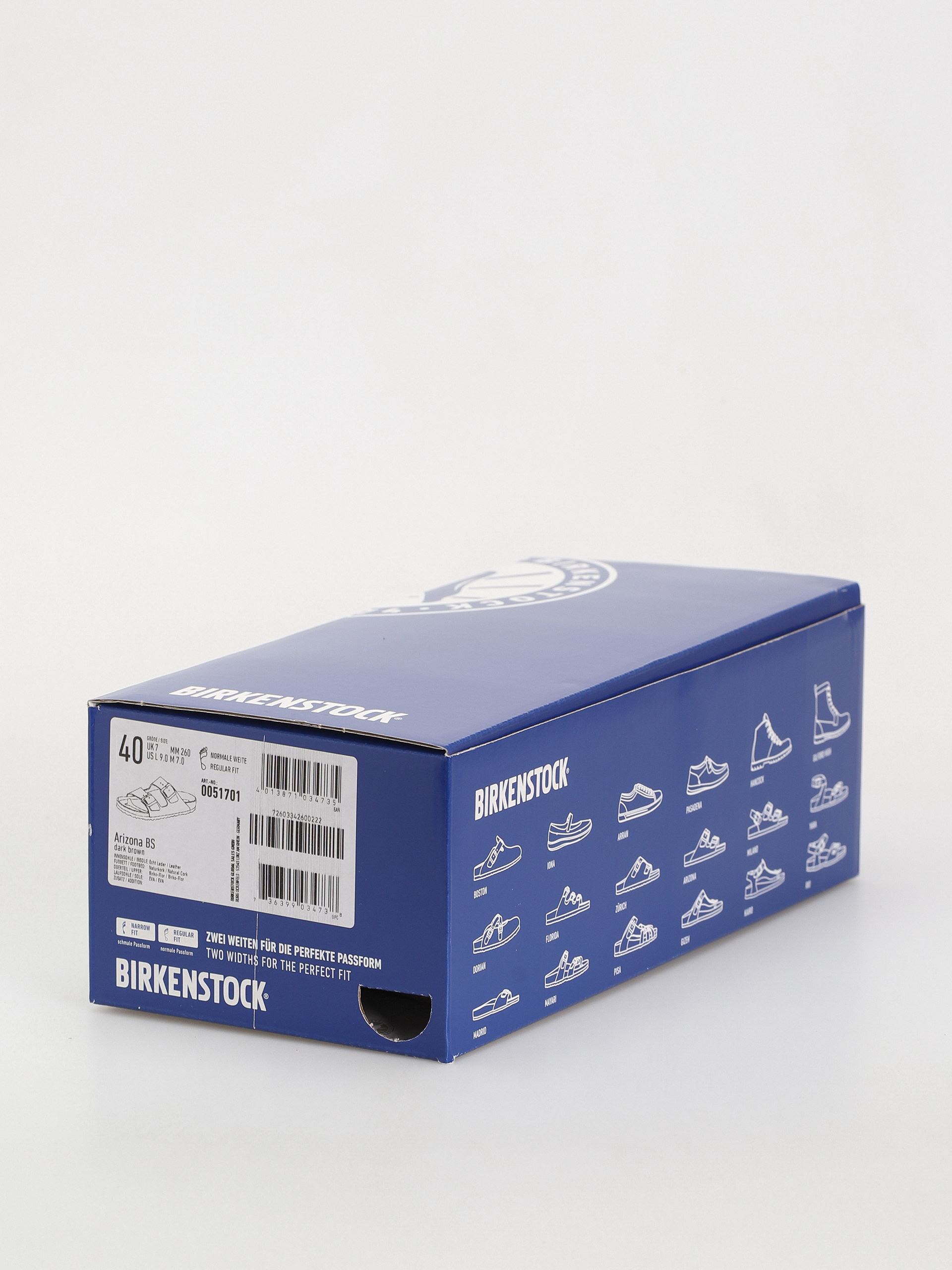 Plážovky Birkenstock Arizona Birko Flor Regular (dark brown)