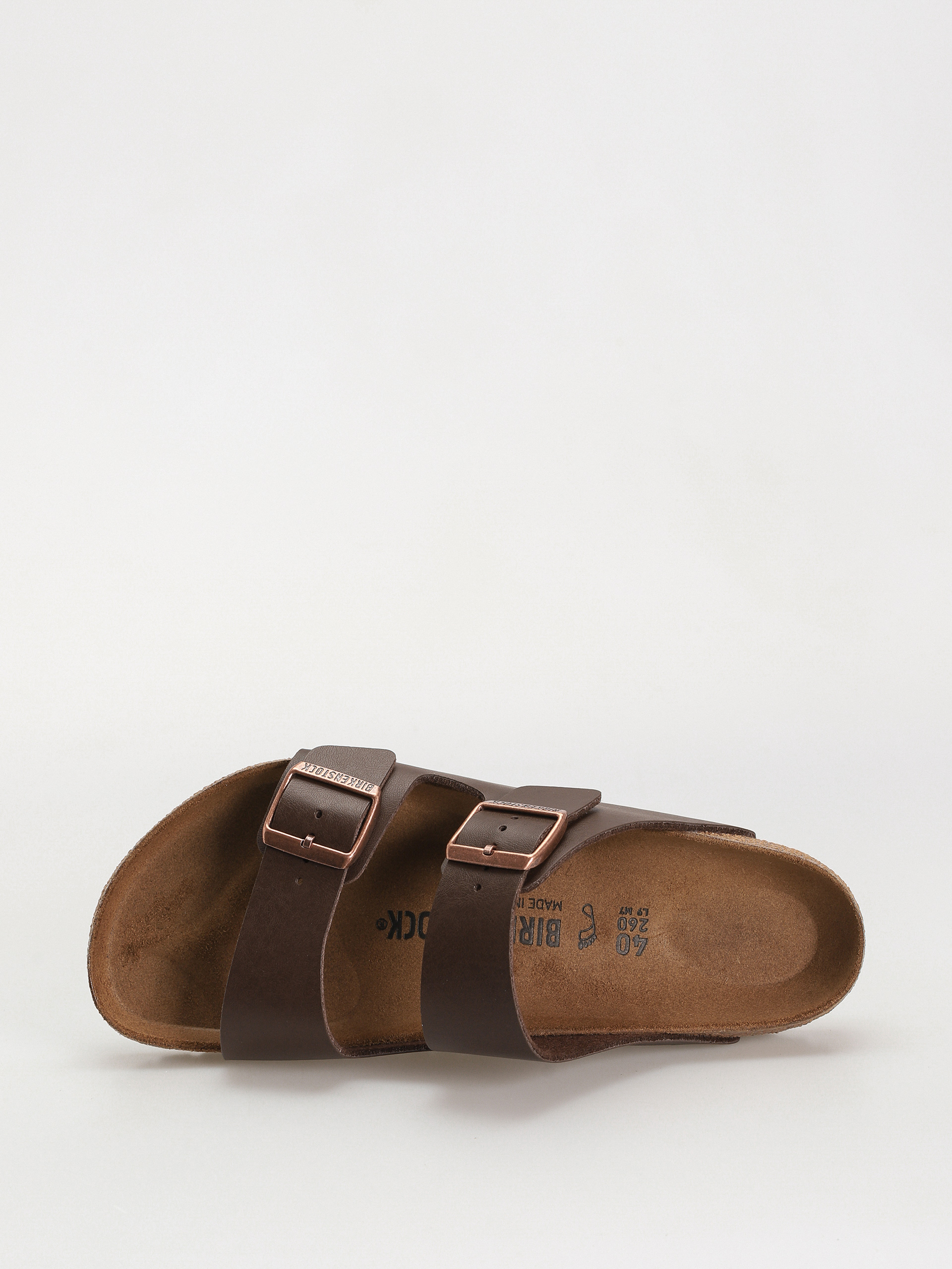 Plážovky Birkenstock Arizona Birko Flor Regular (dark brown)