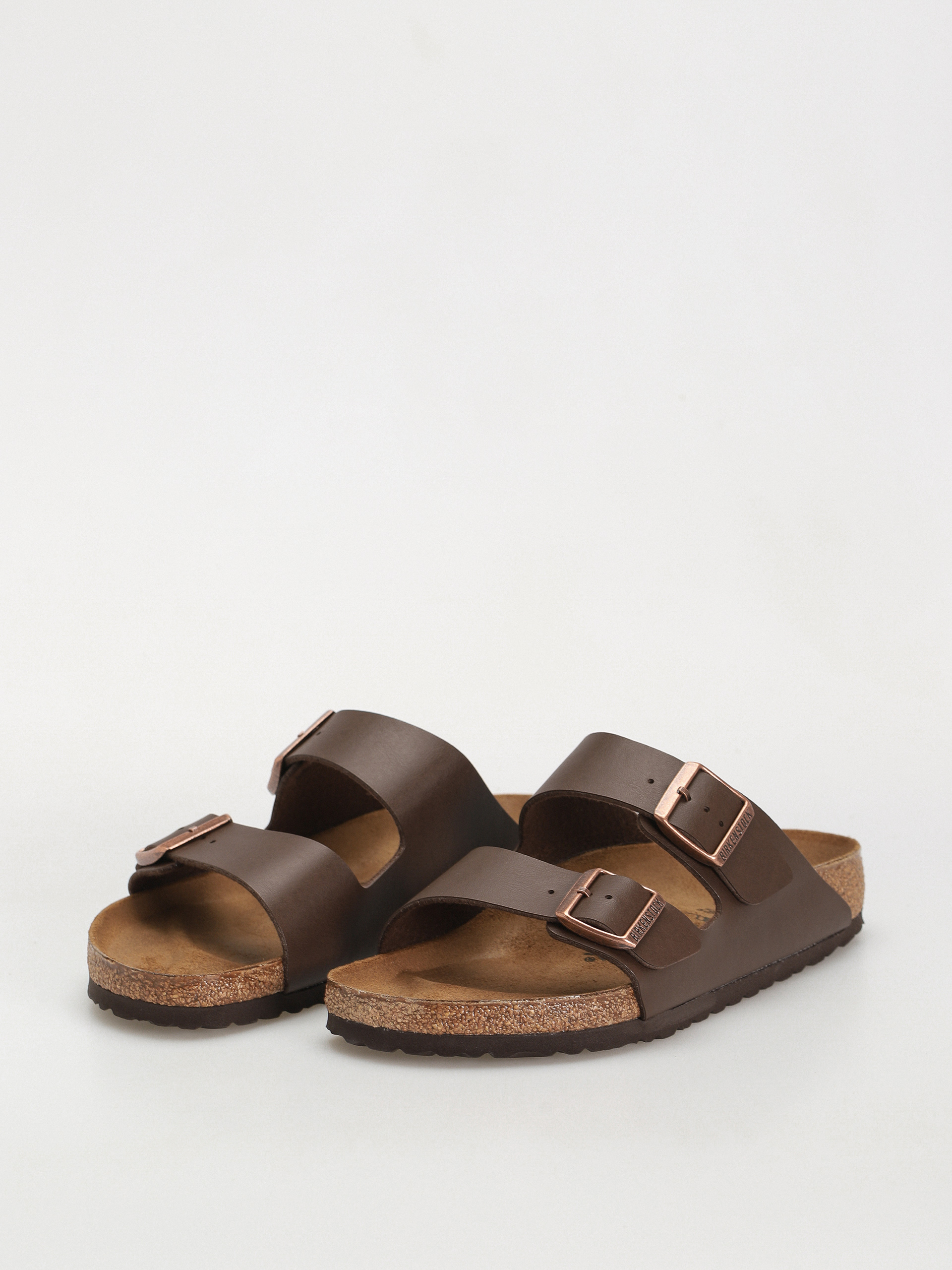 Plážovky Birkenstock Arizona Birko Flor Regular (dark brown)
