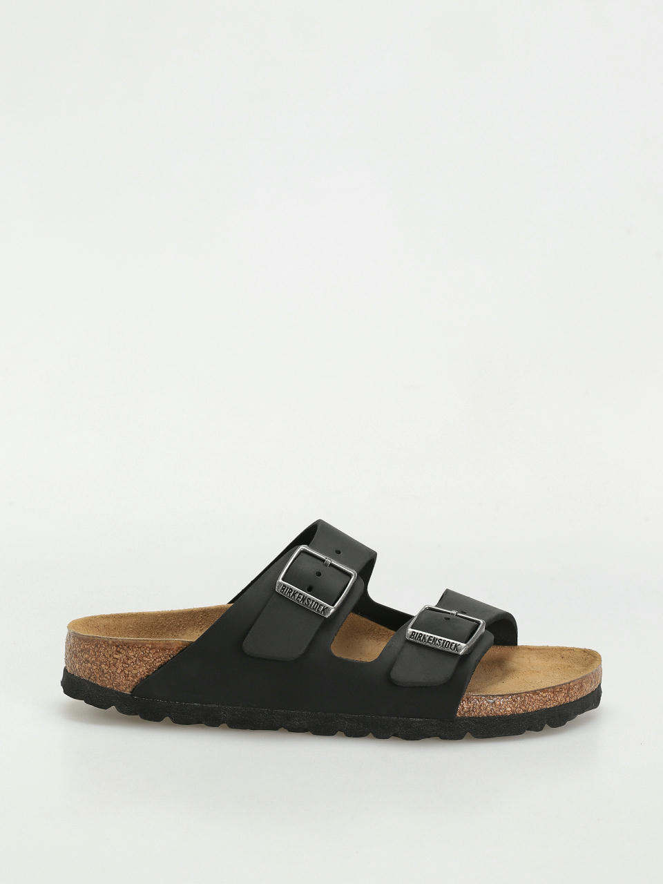 Plážovky Birkenstock Arizona Oiled Leather Narrow Wmn (black)