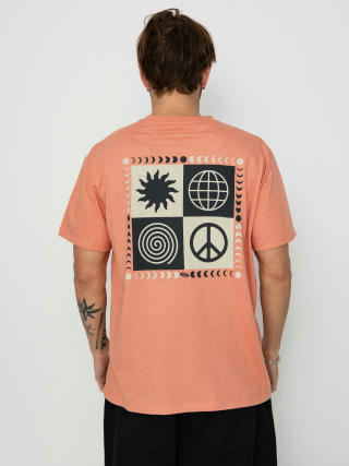 Tričko Quiksilver Peace Phase Tee (canyon clay)