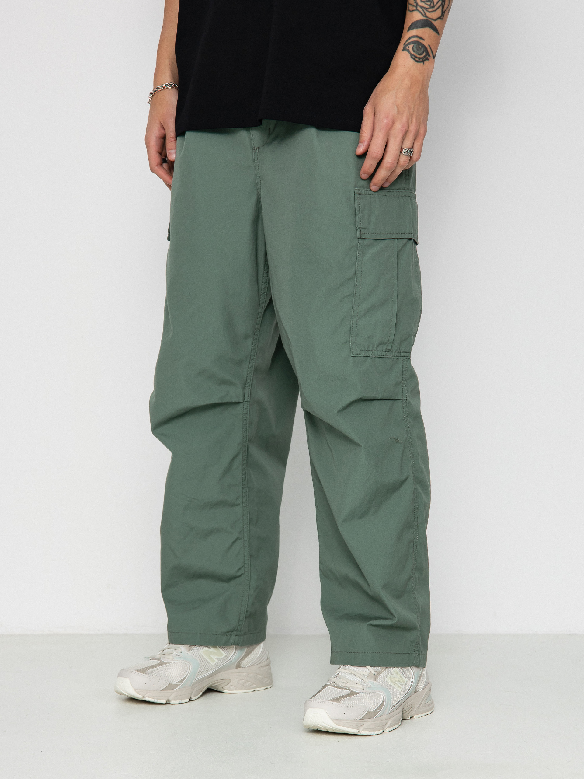 Kalhoty Carhartt WIP Cole Cargo zelena park