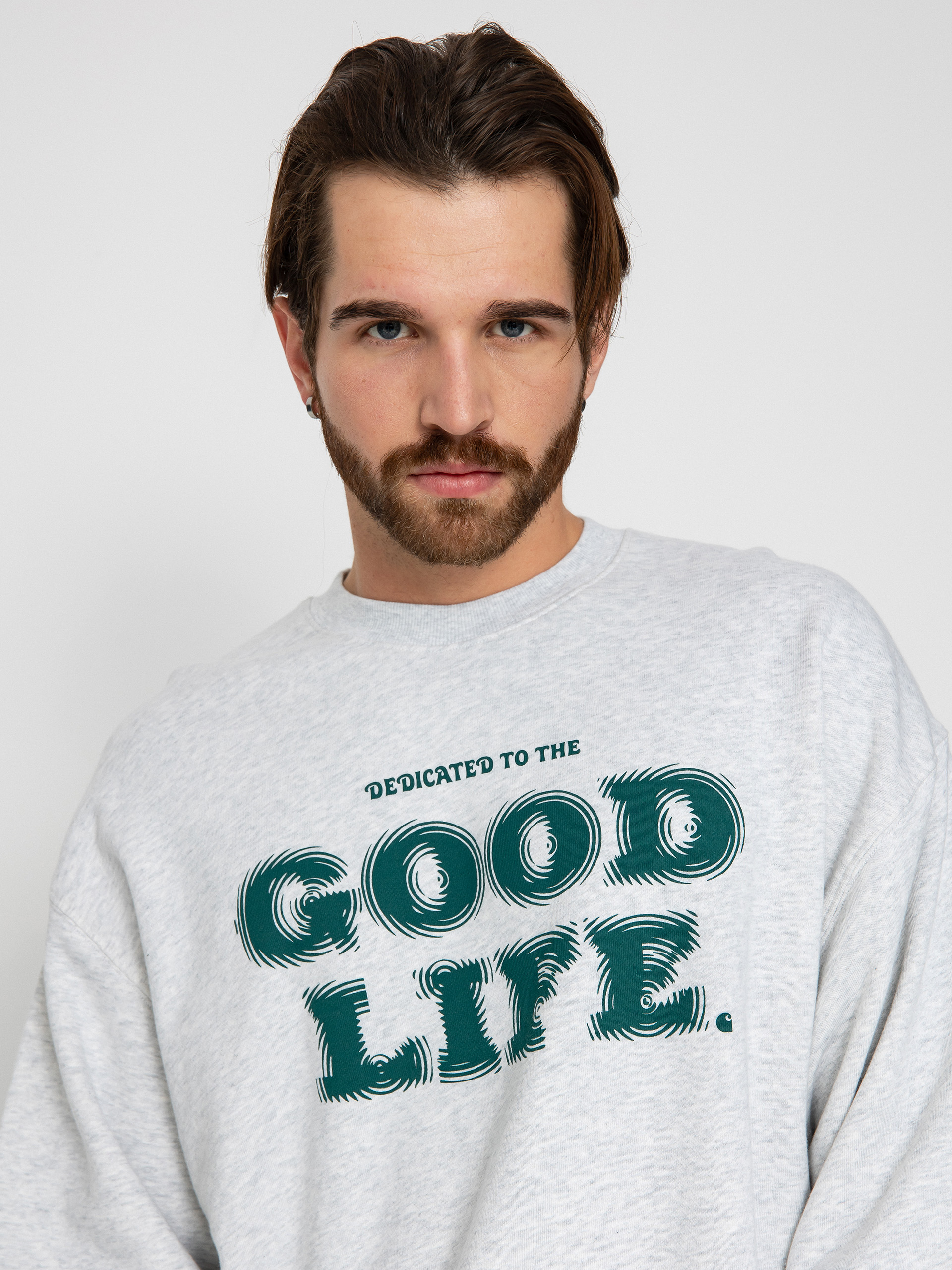 Mikina Carhartt WIP Mist (ash heather/chervil)