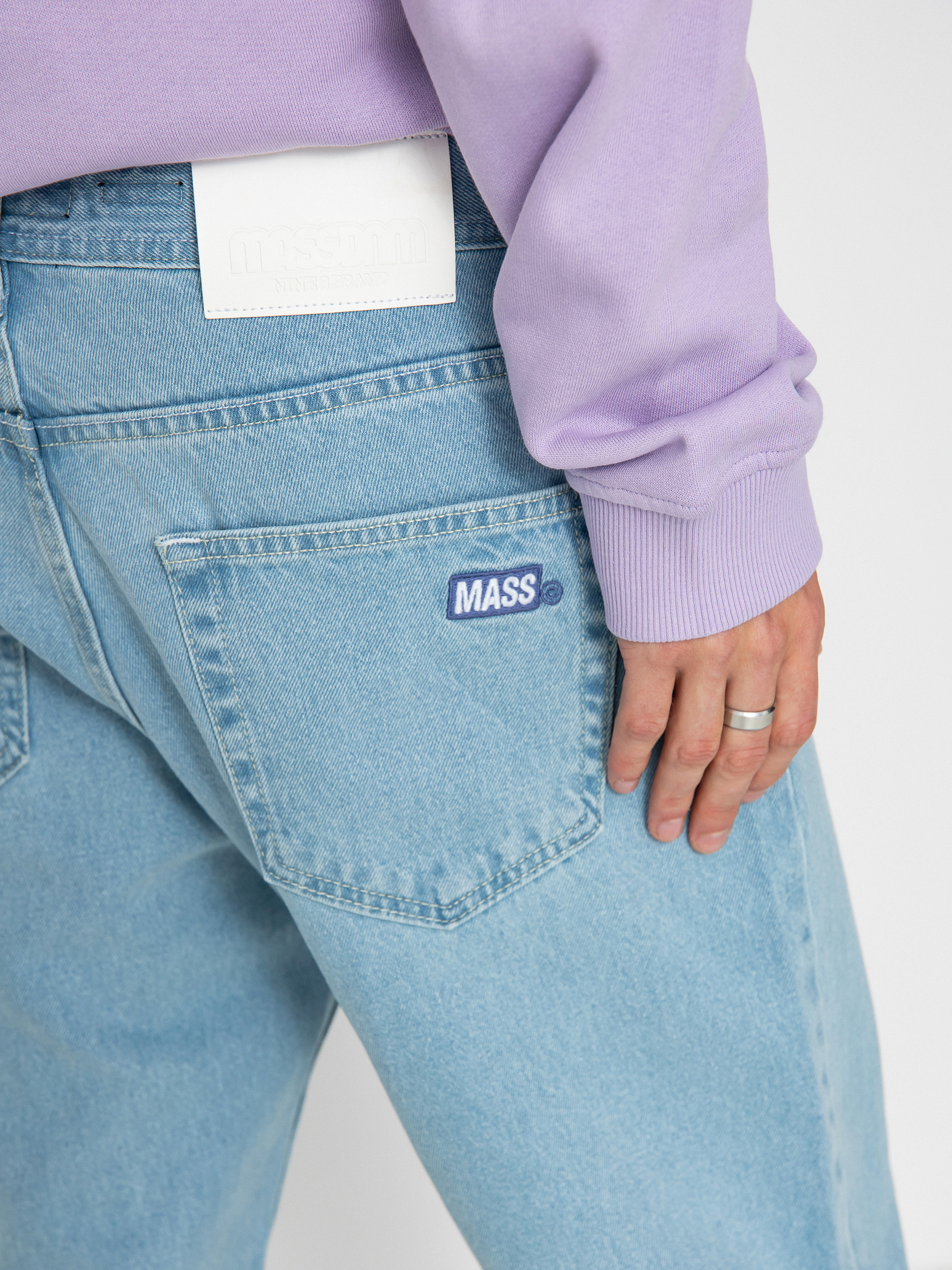 Kalhoty MassDnm Jeans Box (light blue)