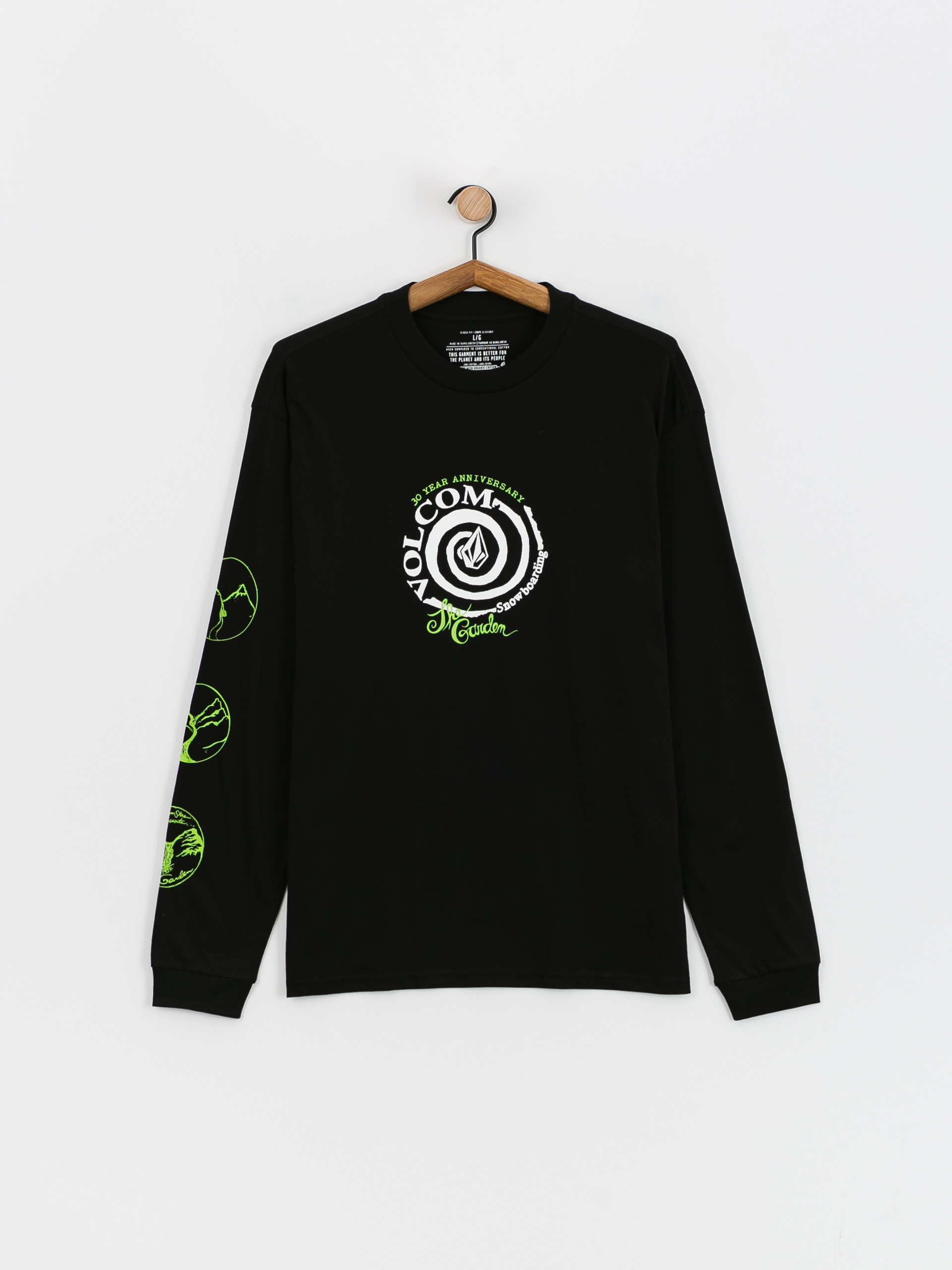 Triko Volcom V Ent The Garden Bsc (black)