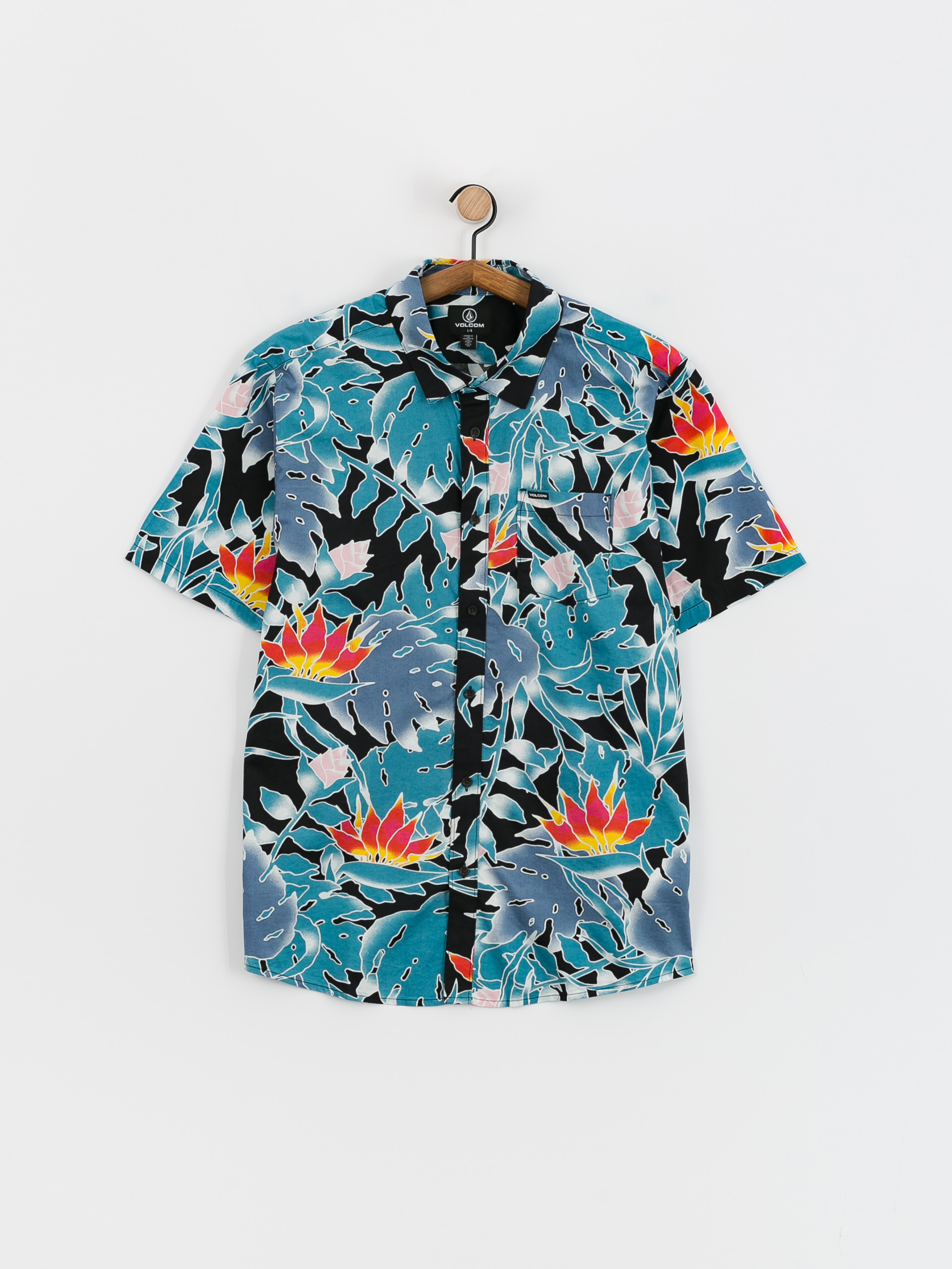 Košile Volcom Leaf Pit Floral (black)