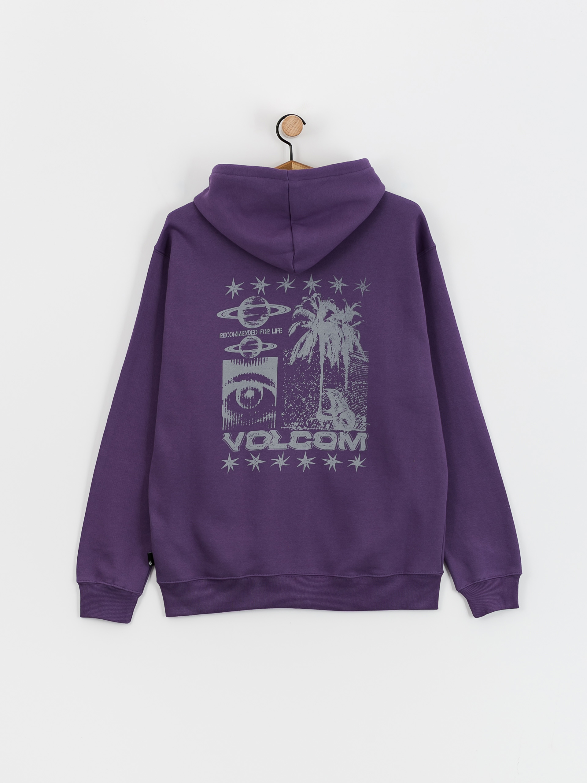 Mikina s kapucí Volcom Watanite ZHD (deep purple)