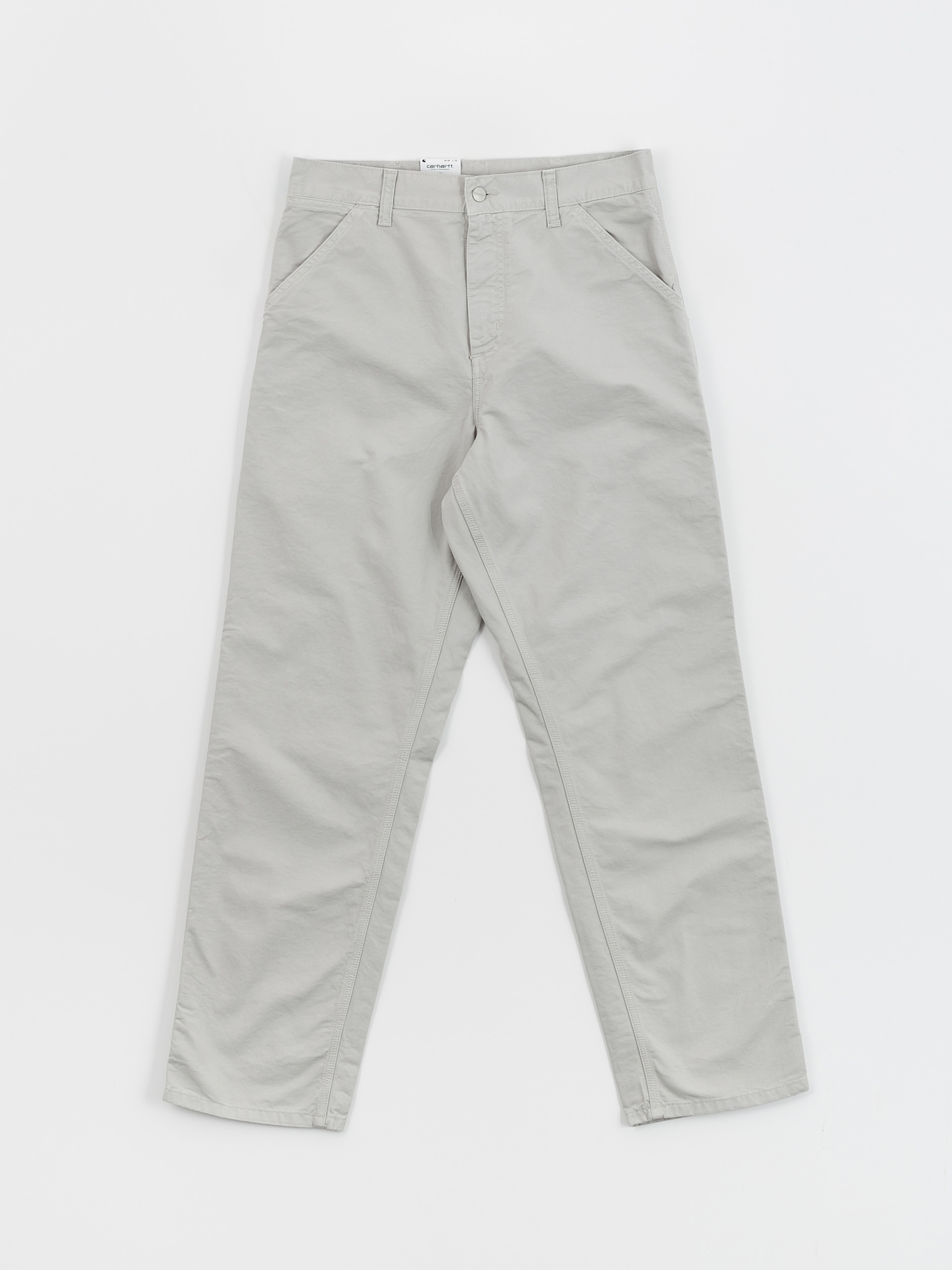 Kalhoty Carhartt WIP Single Knee (sonic silver)