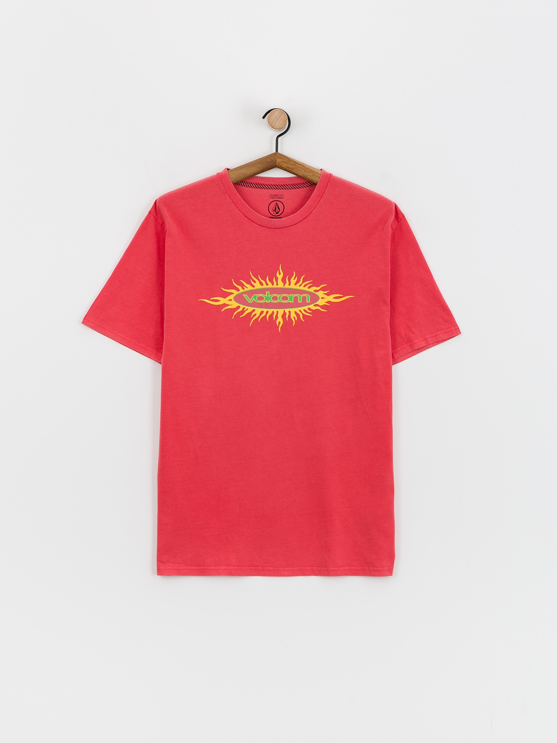 Tričko Volcom Nu Sun Pw (washed ruby)