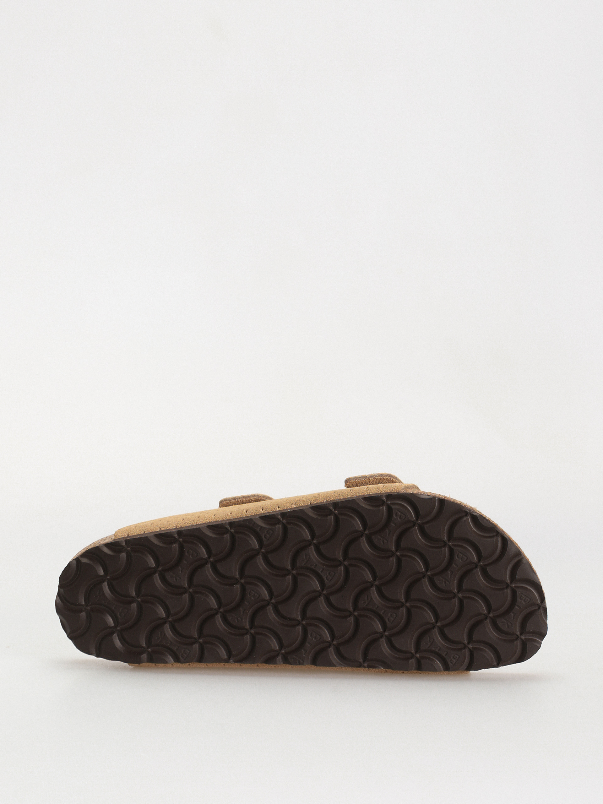 Plážovky Birkenstock Arizona Suede Embossed Narrow Wmn (emboss dots new beige)