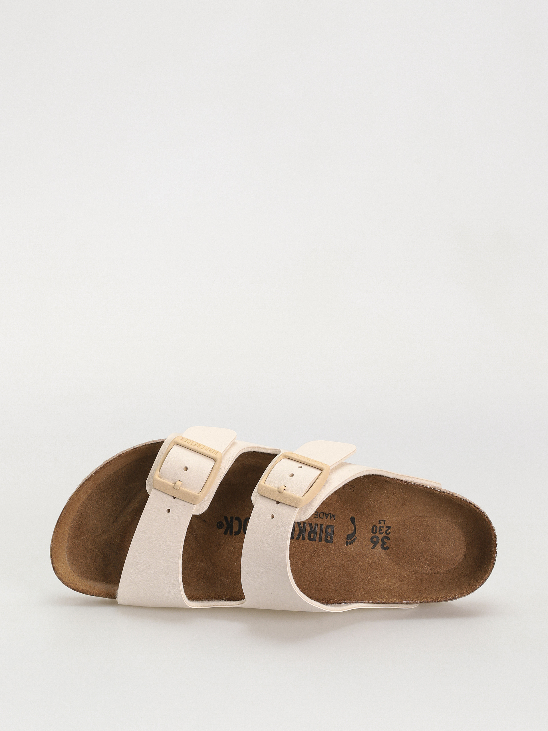 Plážovky Birkenstock Arizona Birko Flor Narrow Wmn (eggshell)