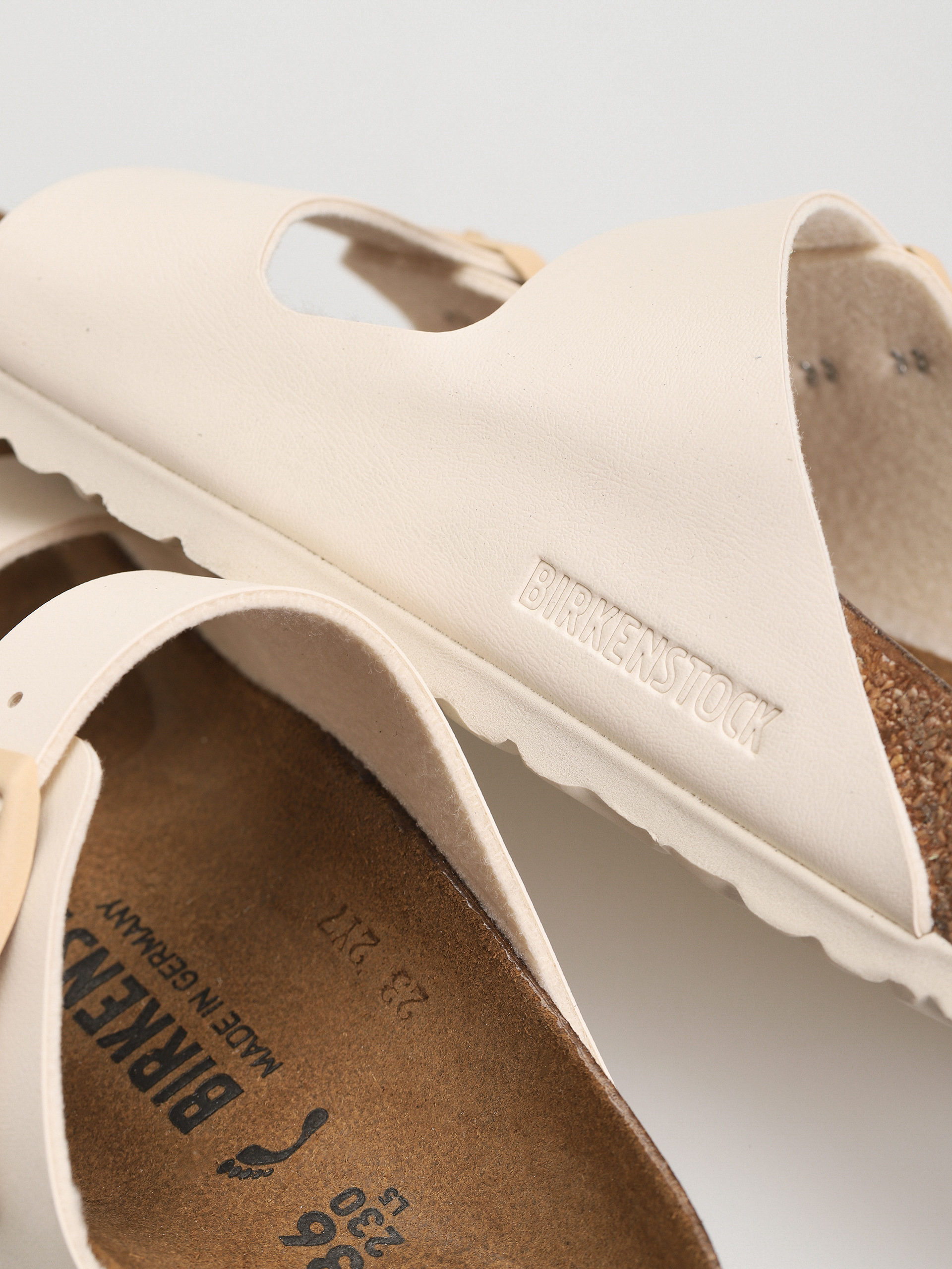 Plážovky Birkenstock Arizona Birko Flor Narrow Wmn (eggshell)