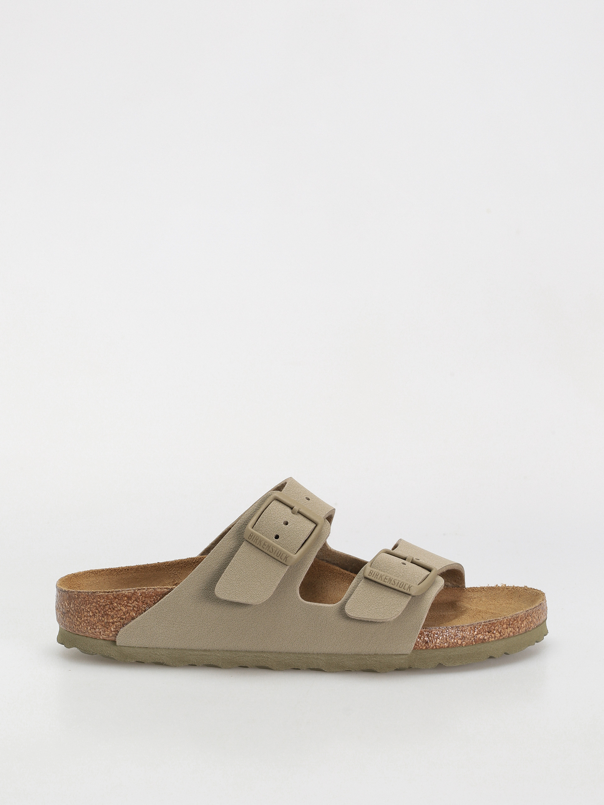 Plážovky Birkenstock Arizona Birko Flor Narrow Wmn (faded khaki)