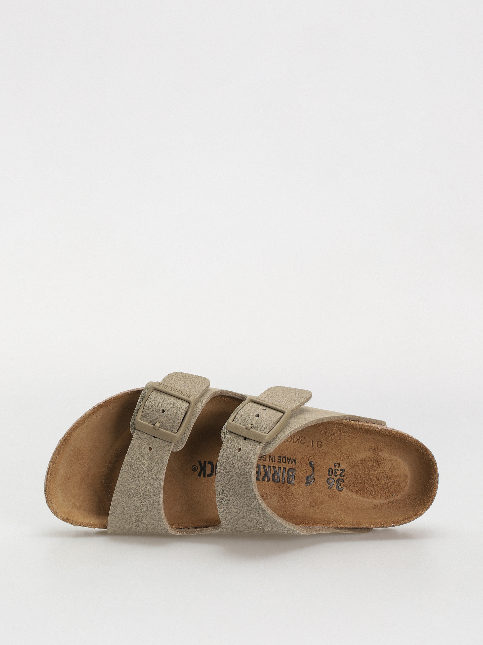 Plážovky Birkenstock Arizona Birko Flor Narrow Wmn (faded khaki)