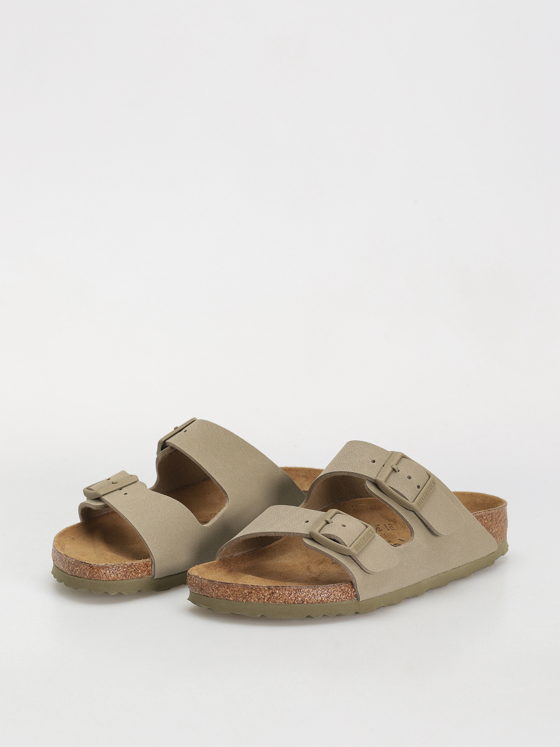 Plážovky Birkenstock Arizona Birko Flor Narrow Wmn (faded khaki)