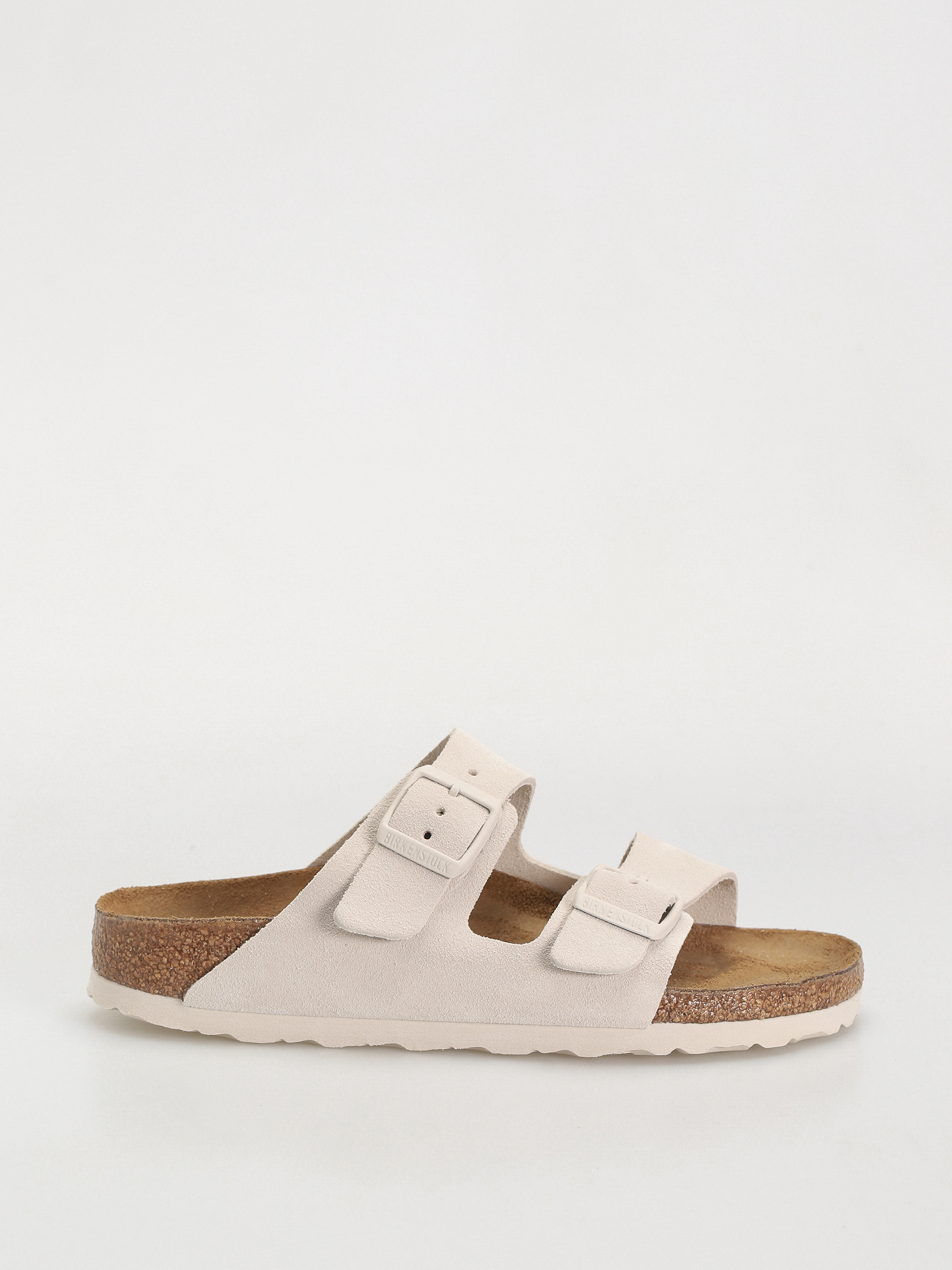Plu00e1u017eovky Birkenstock Arizona Suede Leather Narrow Wmn (antique white)
