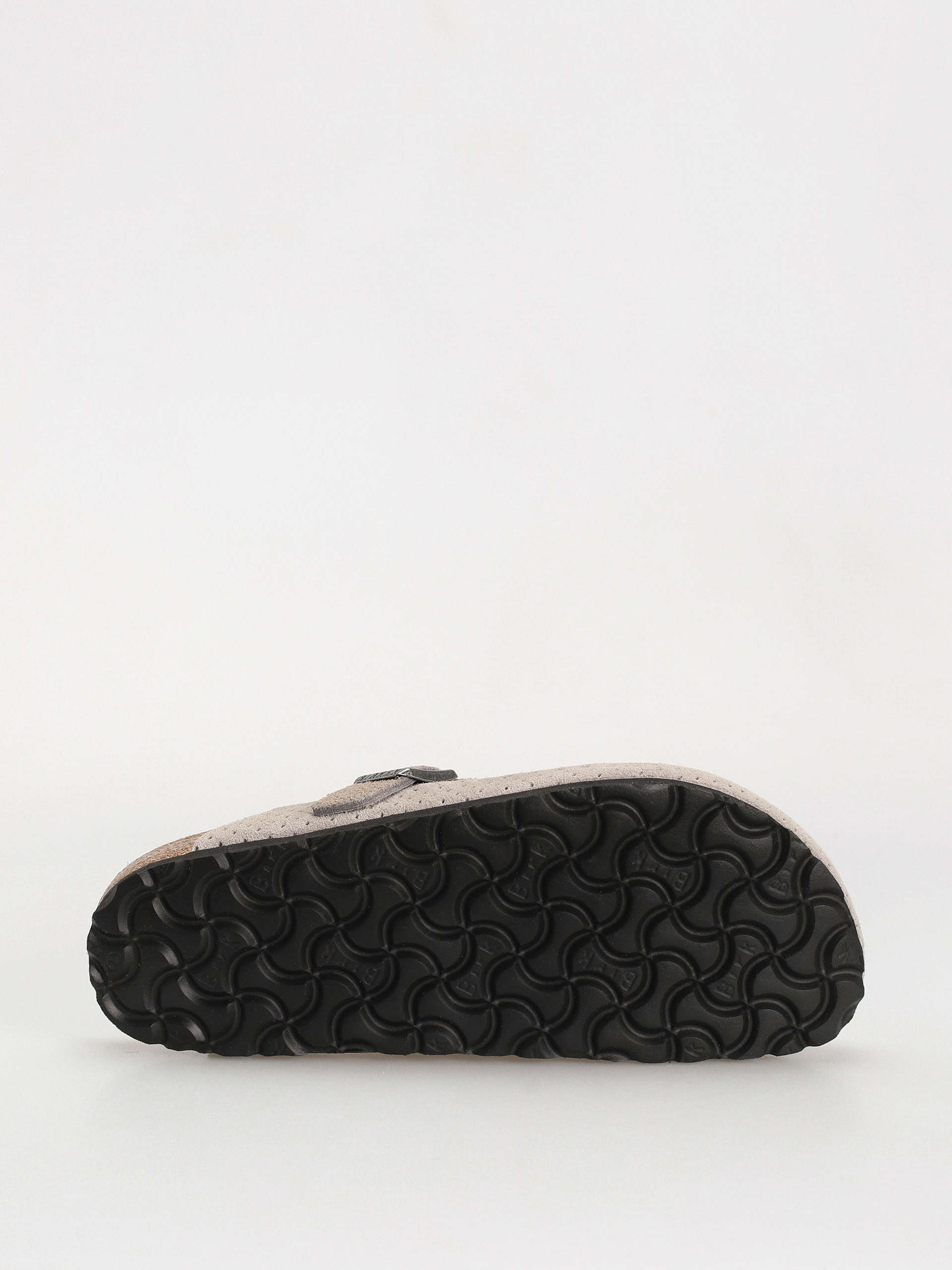 Plážovky Birkenstock Boston Suede Embossed Narrow Wmn (emboss dots stone coin)
