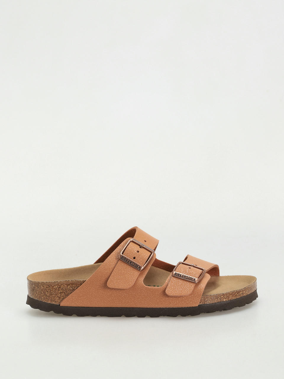 Plážovky Birkenstock Arizona Birko Flor Nubuck Narrow Wmn (pecan)