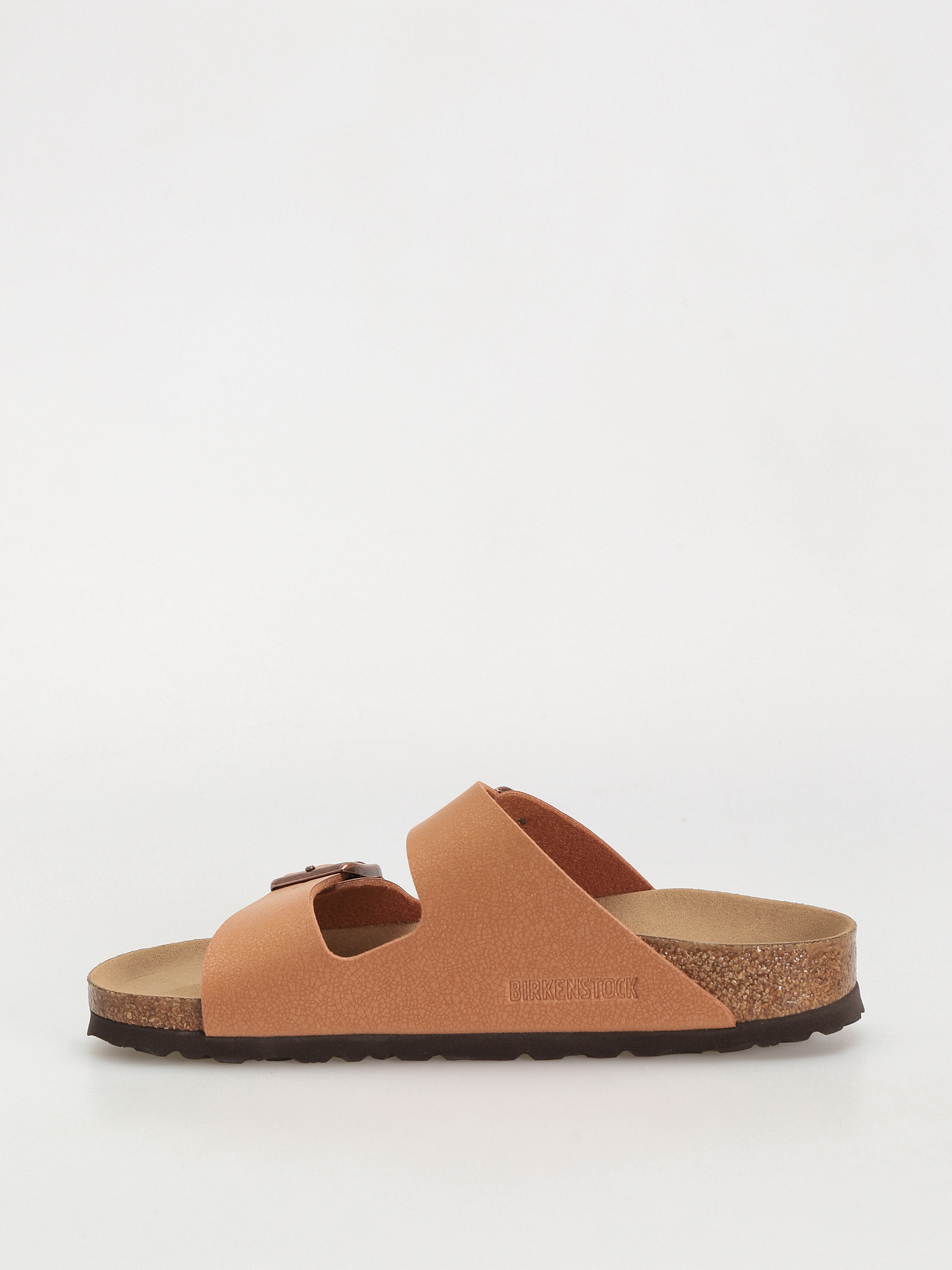 Plážovky Birkenstock Arizona Birko Flor Nubuck Narrow Wmn (pecan)