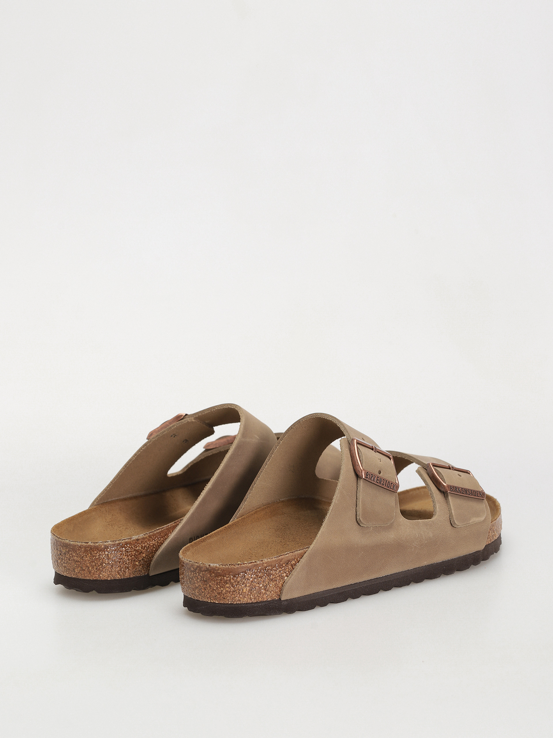 Plážovky Birkenstock Arizona Oiled Leather Regular (tobacco brown)