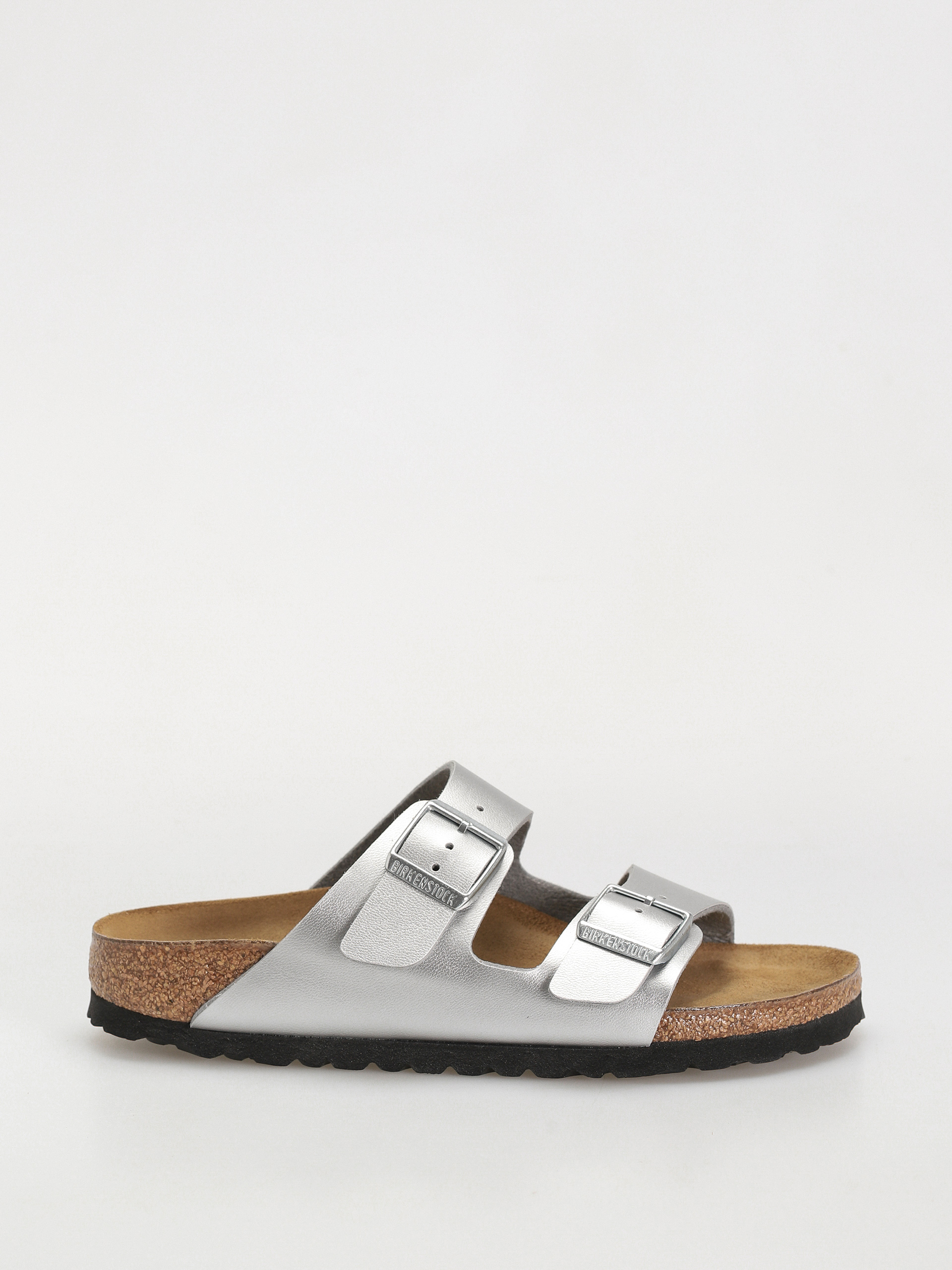 Plážovky Birkenstock Arizona Birko Flor Narrow Wmn (silver)