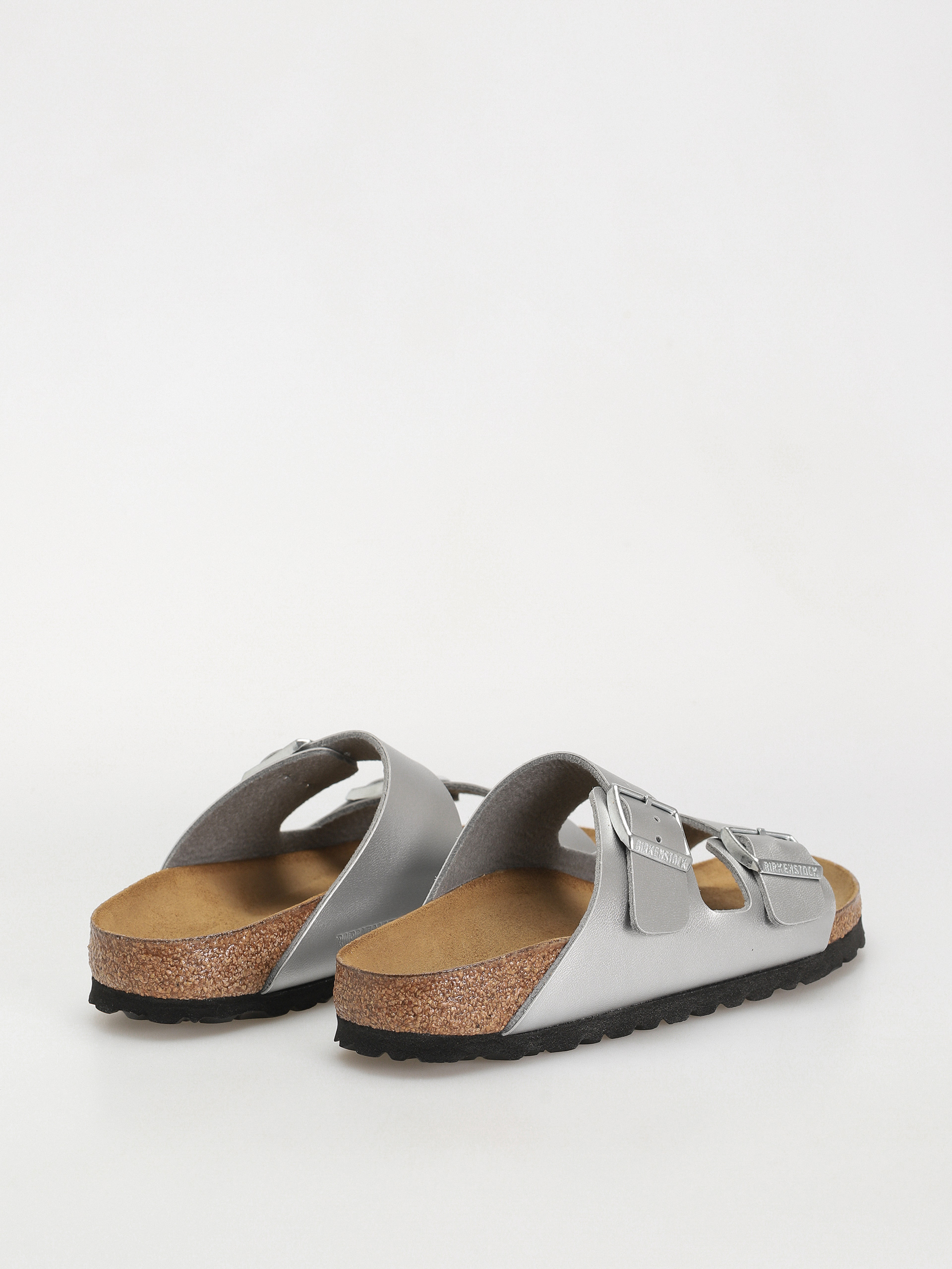 Plážovky Birkenstock Arizona Birko Flor Narrow Wmn (silver)