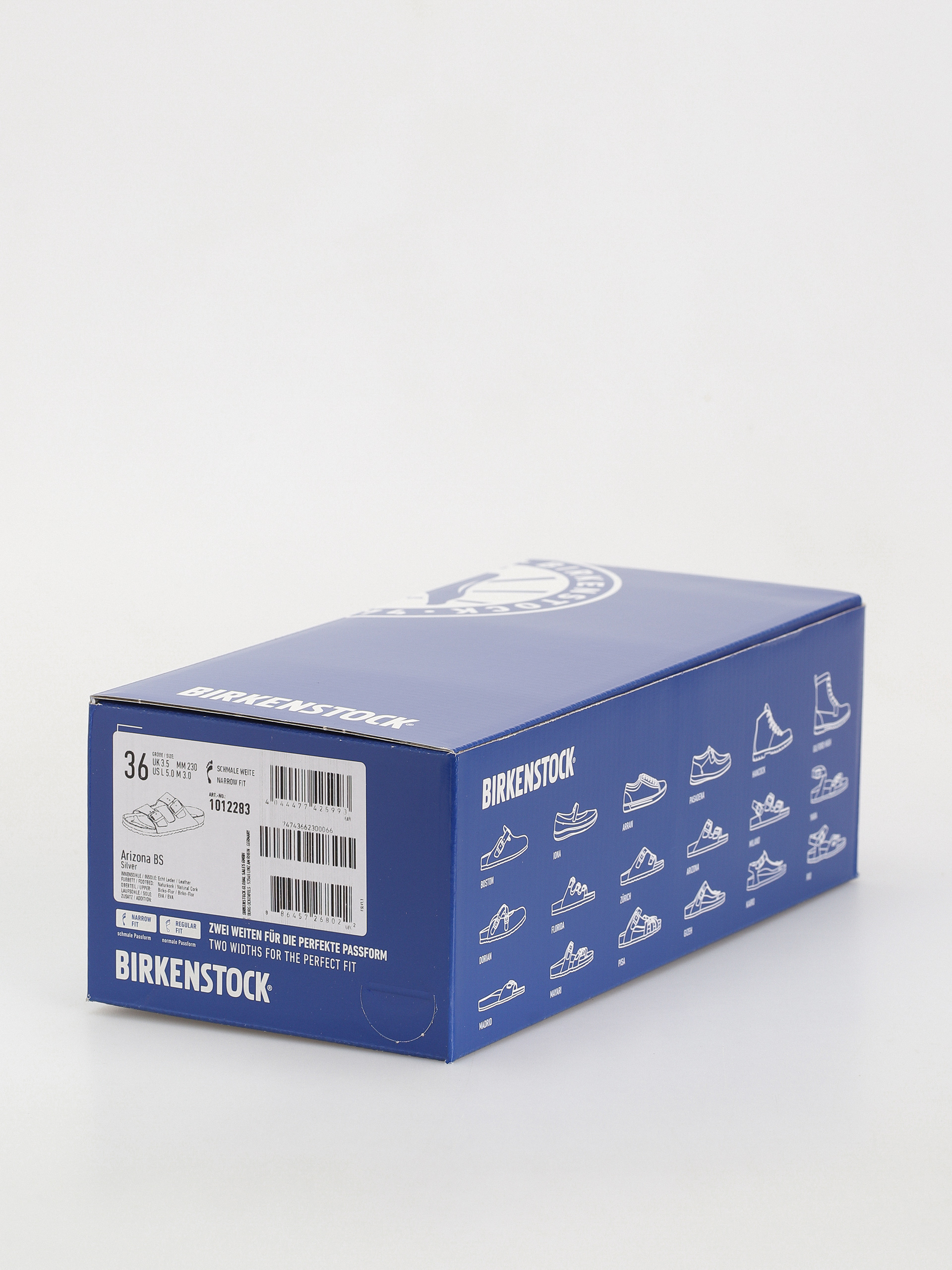 Plážovky Birkenstock Arizona Birko Flor Narrow Wmn (silver)