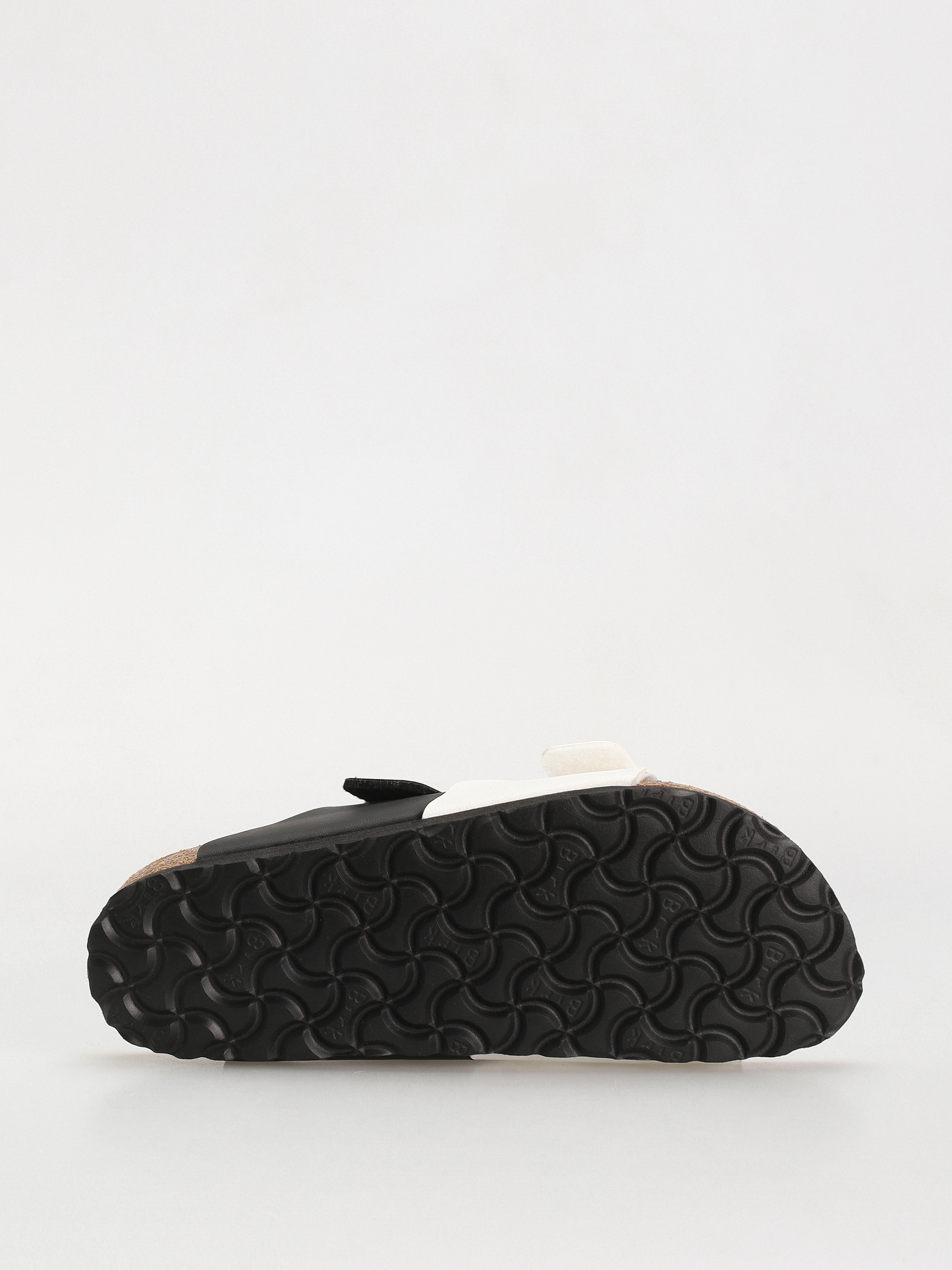 Plážovky Birkenstock Arizona Birko Flor Narrow Wmn (black/white)