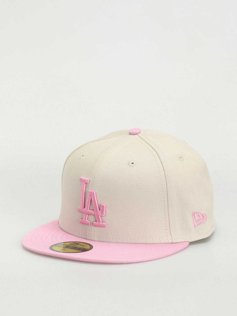 Kšiltovka  New Era White Crown 59Fifty Los Angeles Dodgers (pink/ivory)