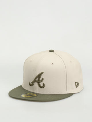 Kšiltovka  New Era White Crown 59Fifty Atlanta Braves (khaki/white)