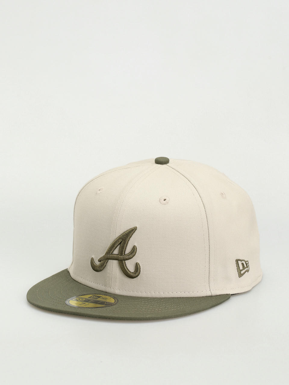 Kšiltovka  New Era White Crown 59Fifty Atlanta Braves (khaki/white)