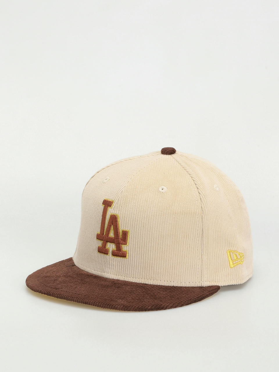 Kšiltovka  New Era Cord 59Fifty Los Angeles Dodgers (brown/stone)