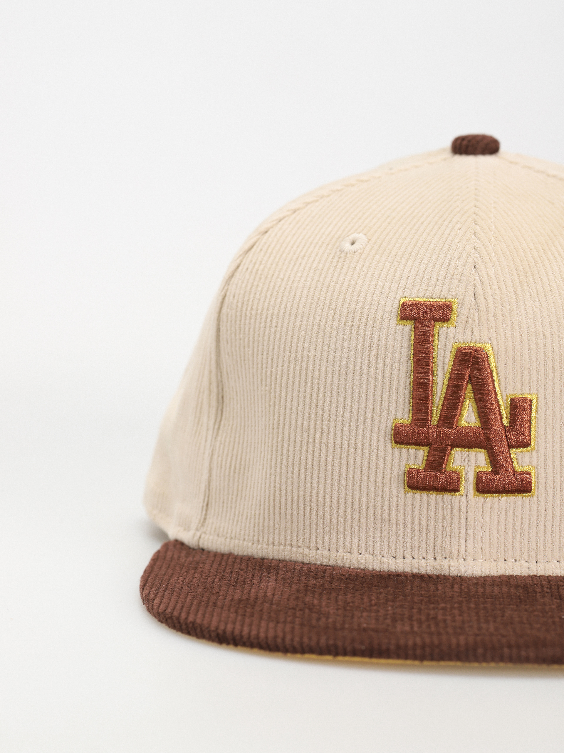 Kšiltovka  New Era Cord 59Fifty Los Angeles Dodgers (brown/stone)