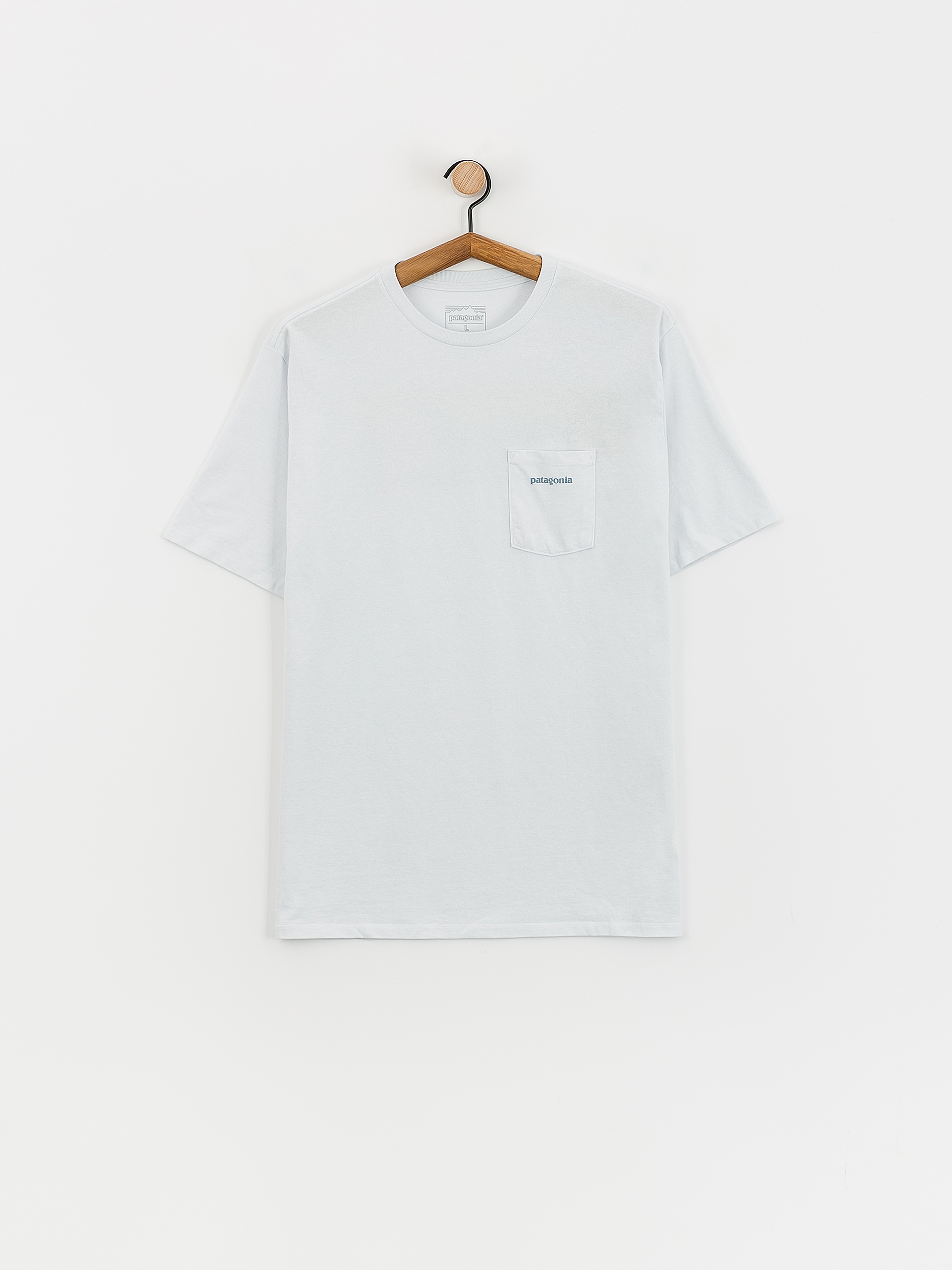 Tričko Patagonia Boardshort Logo Pocket Responsibili (white)