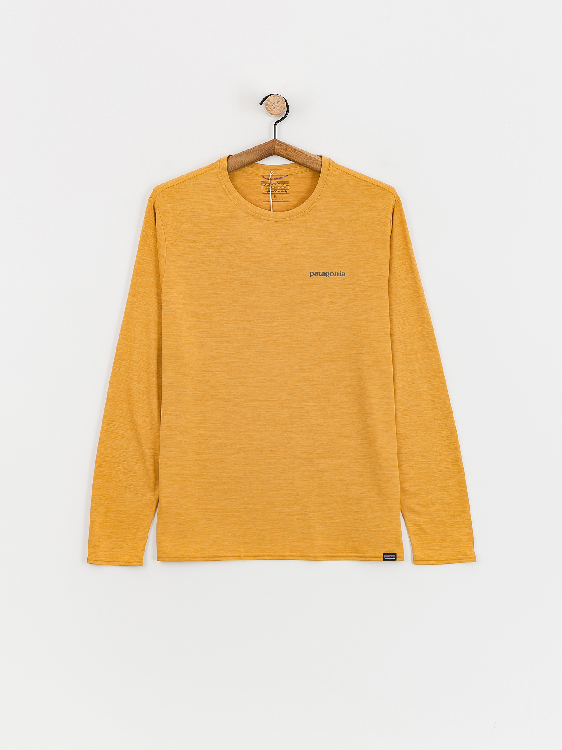 Triko Patagonia Cap Cool Daily Graphic (boardshort logo pufferfish gold x-dye)